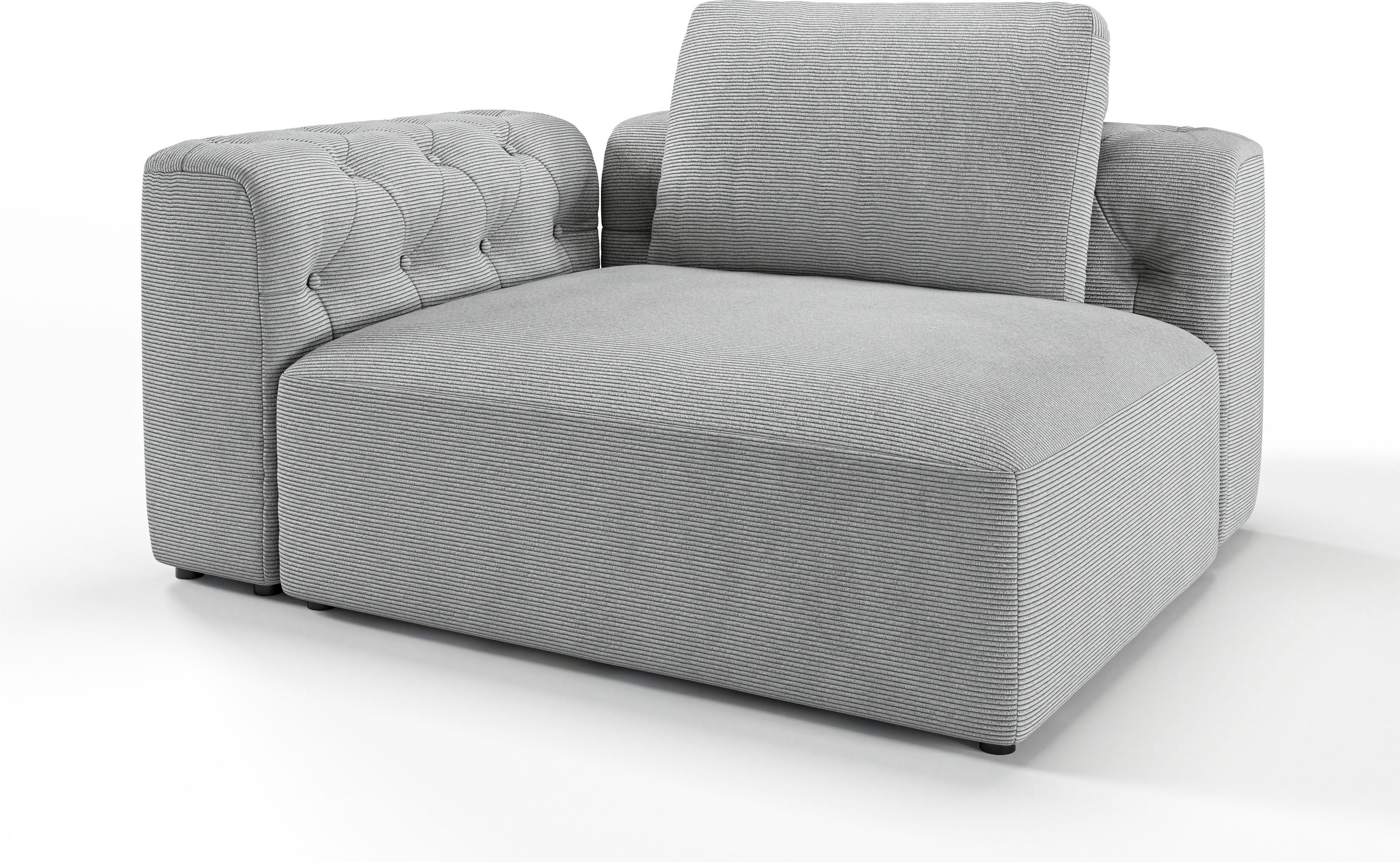 RAUM.ID 1,5-Sitzer »Cushid«, Modul-Eckteil, auch einzeln stellbar, Breite 134 cm