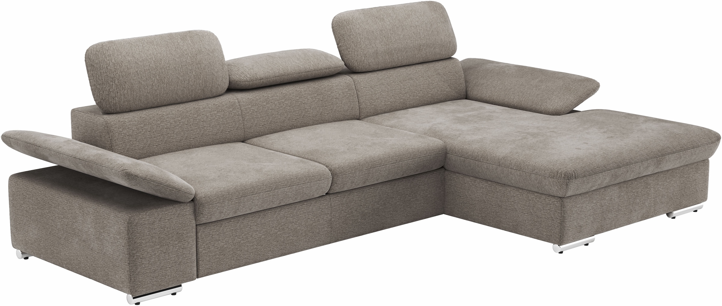 sit&more Ecksofa »Valantine L-Form«, inkl. Kopf- und Armteilverstellung, wahlweise mit Bettfunktion