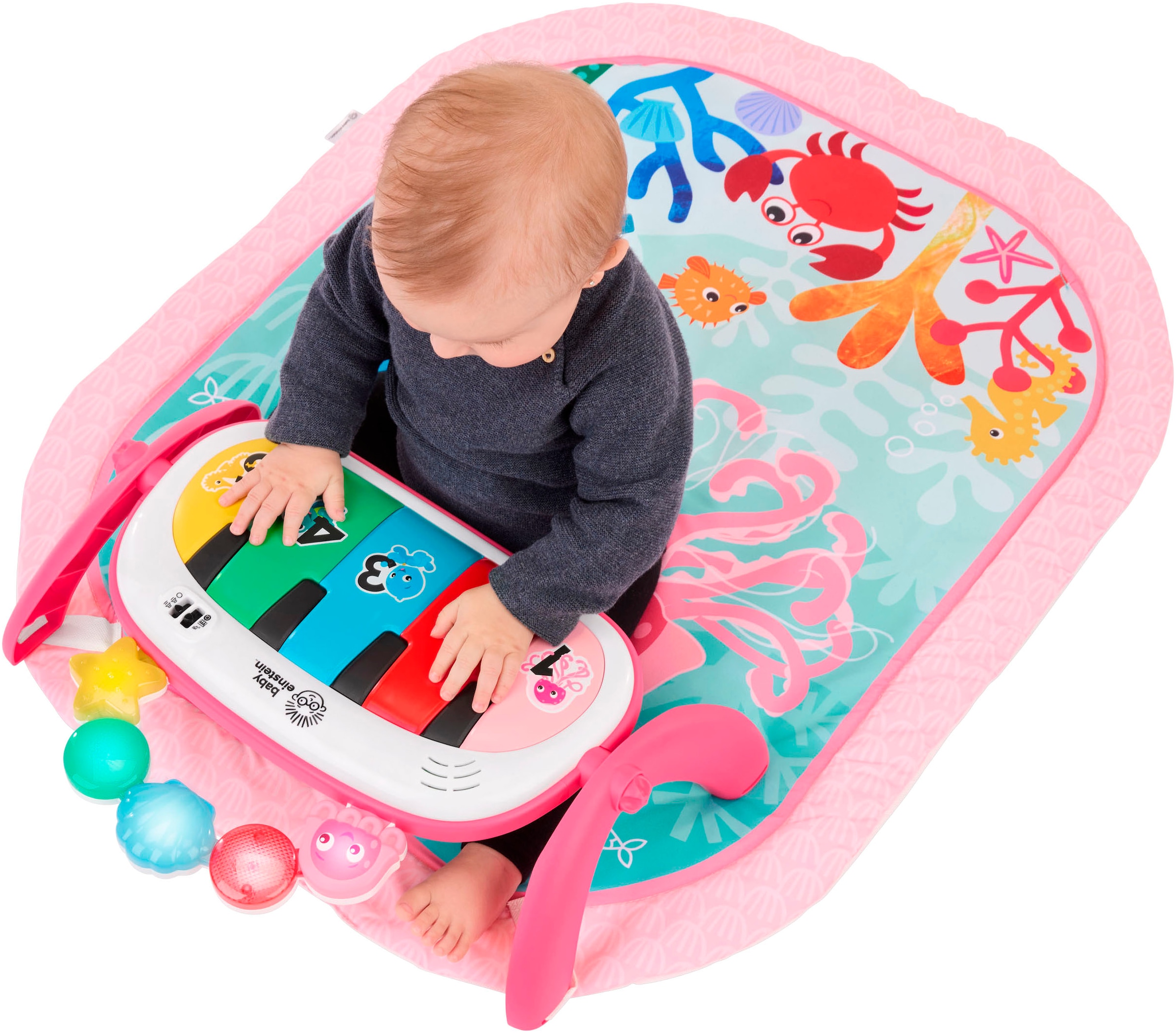 Baby Einstein Spielbogen »4-in-1 Kickin’ Tunes Jellyfish Jamboree Music & Language Discovery Gym«, mit Soundeffekt