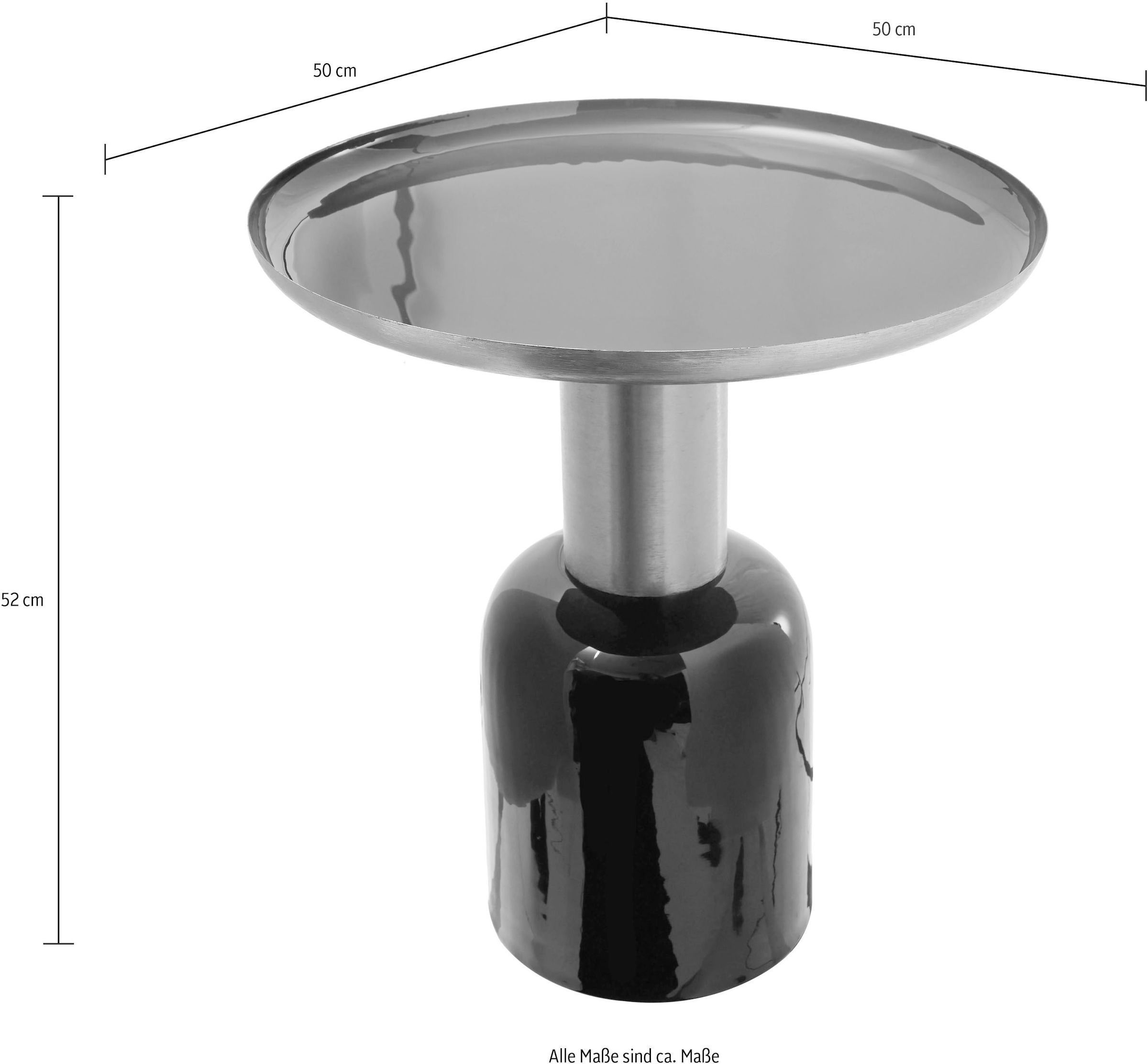Kayoom Beistelltisch »Art Deco 725, Abstelltisch aus Metall,funktional und stabil«, (1 St.), Dekorativ, glanzvolle Lackierung, stilvolles Design