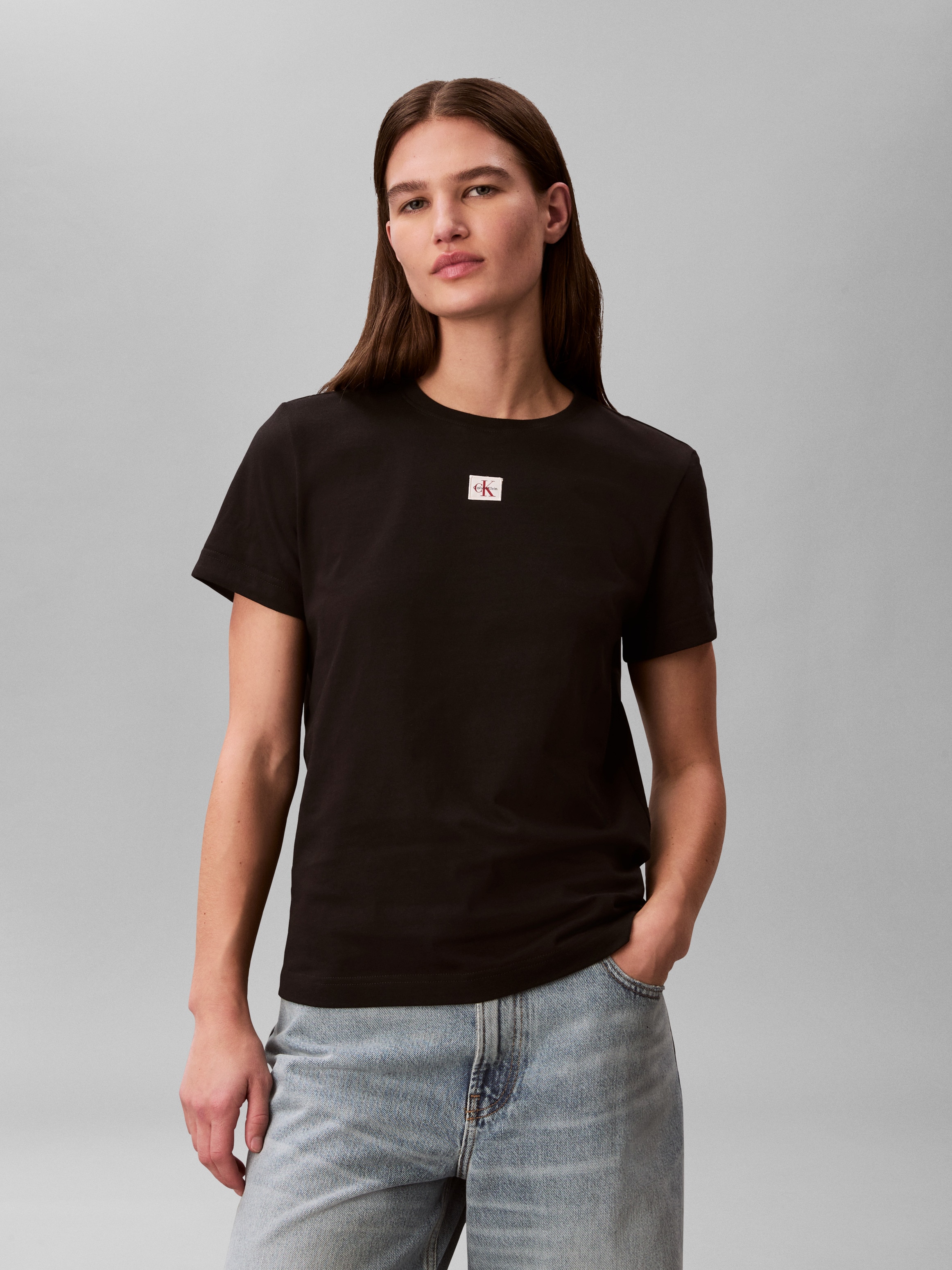 Calvin Klein Jeans T-Shirt Regular fit mit Rundhalsausschnitt
