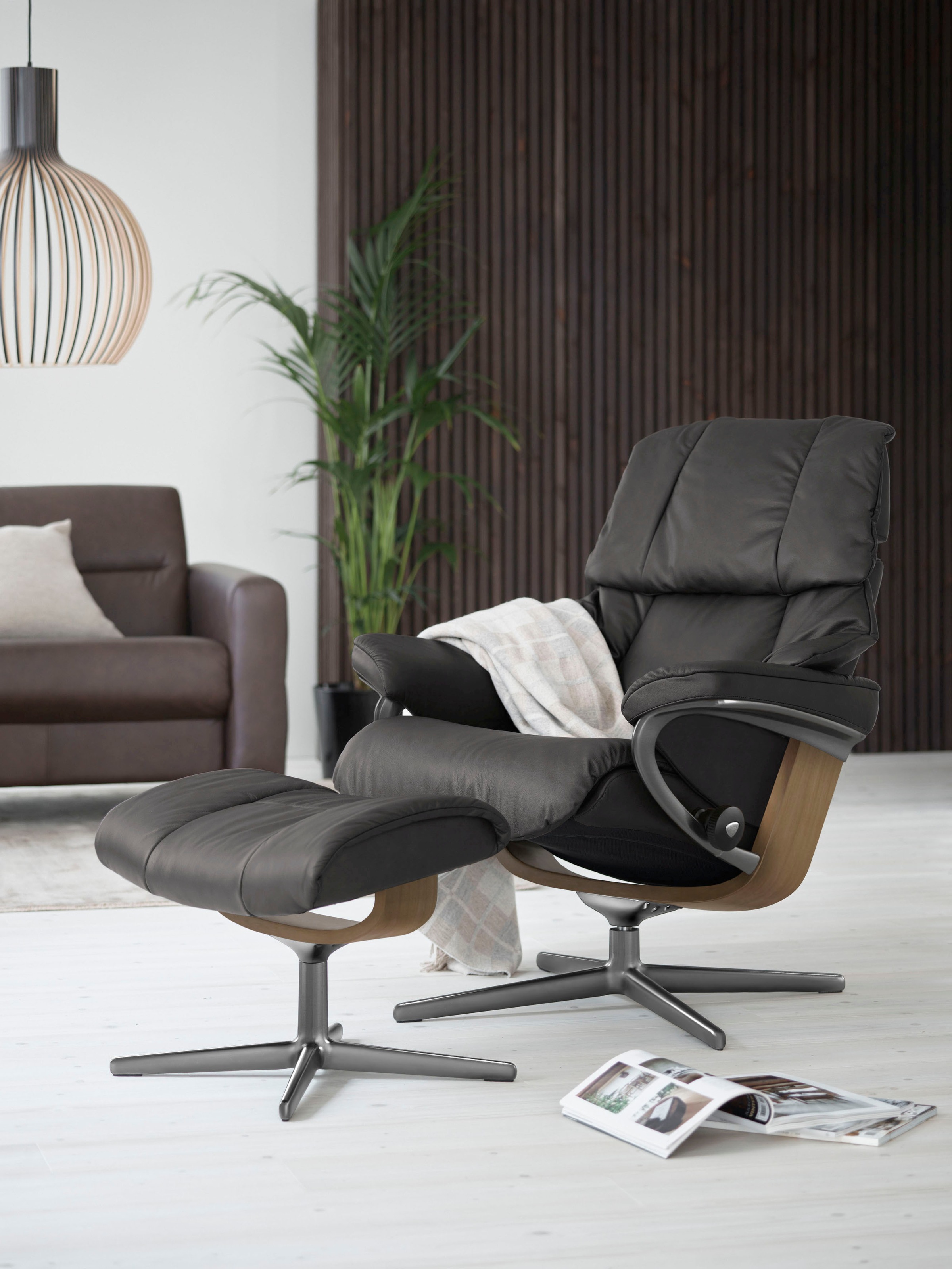 Stressless® Relaxsessel »Reno« Set, Relaxsessel mit Hocker, mit Hocker, mit günstig online kaufen