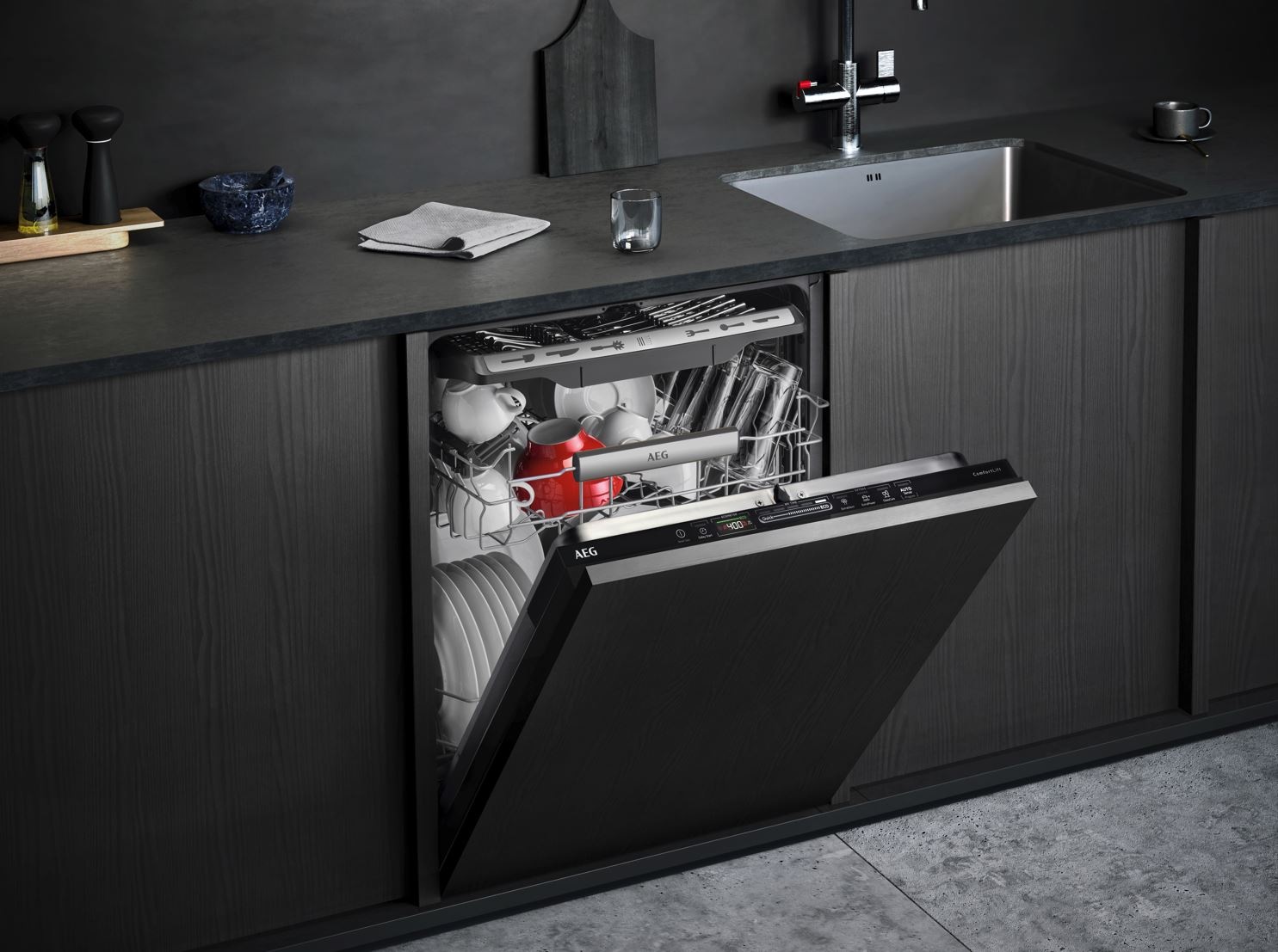 AEG vollintegrierbarer Geschirrspüler 9000 »FSE9680AP«, 14 Maßgedecke, ComfortLift® revolutioniert das Geschirrspülen