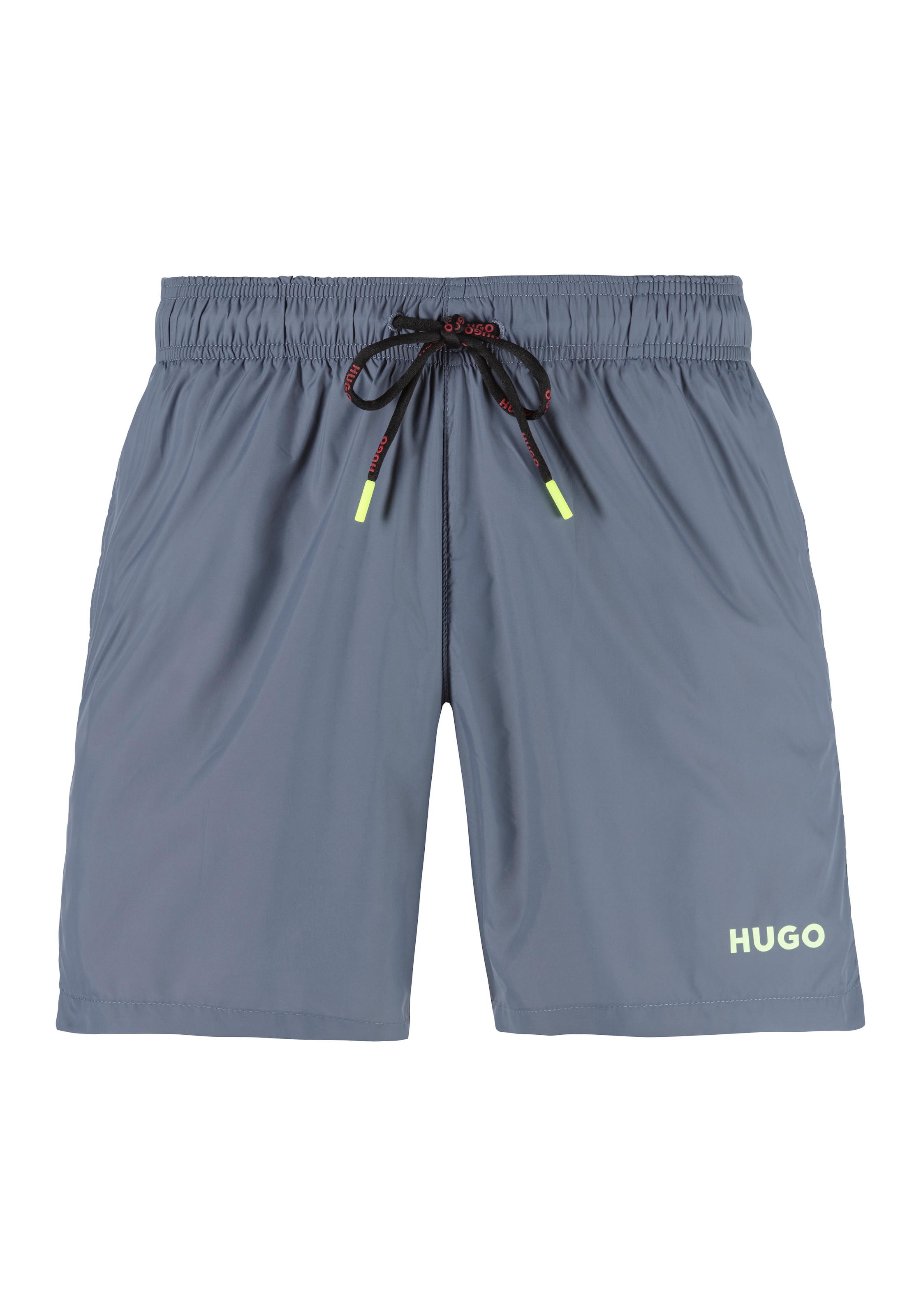 HUGO Underwear Badepants, mit Logo-Kordelzug
