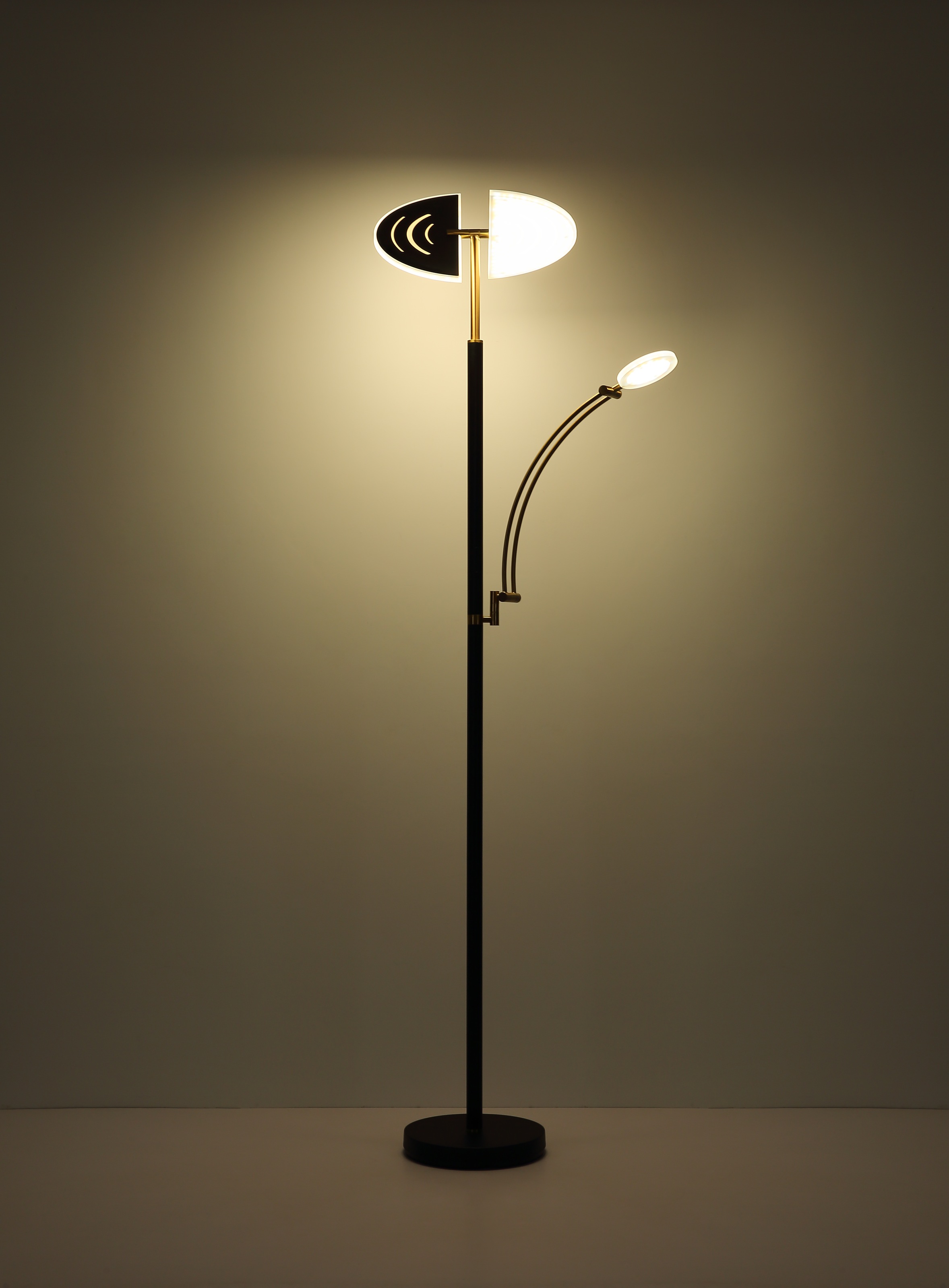 GLOBO LIGHTING LED Stehlampe »TIRANA«, Leuchtmittel LED-Modul | LED fest integriert, Stehleuchte/Wohnzimmer/Schlafzimmer/Flur
