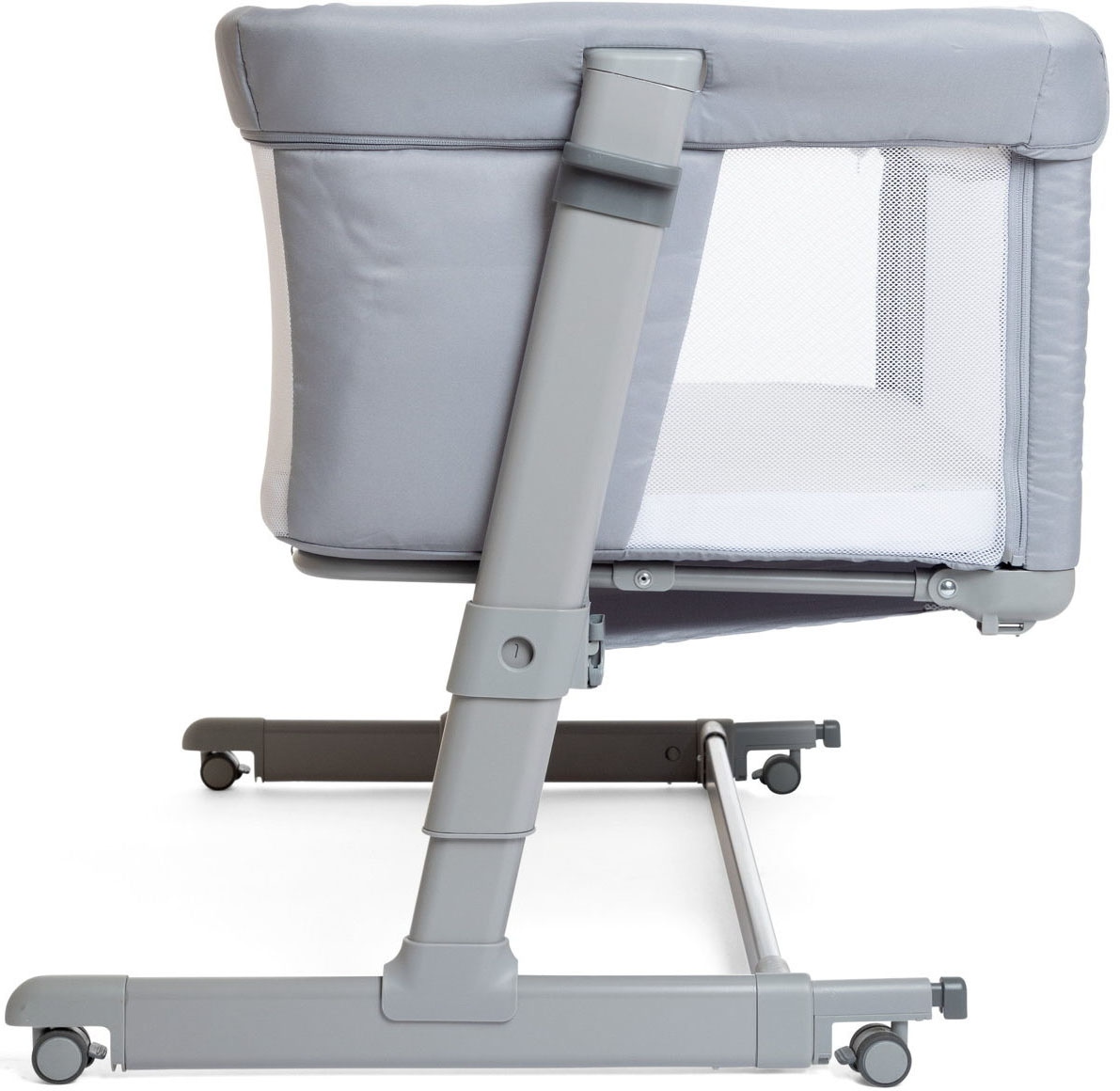 Chicco Beistellbett »Next2Me Dream Evo, Grey«, Bezug teilweise aus recyceltem Material