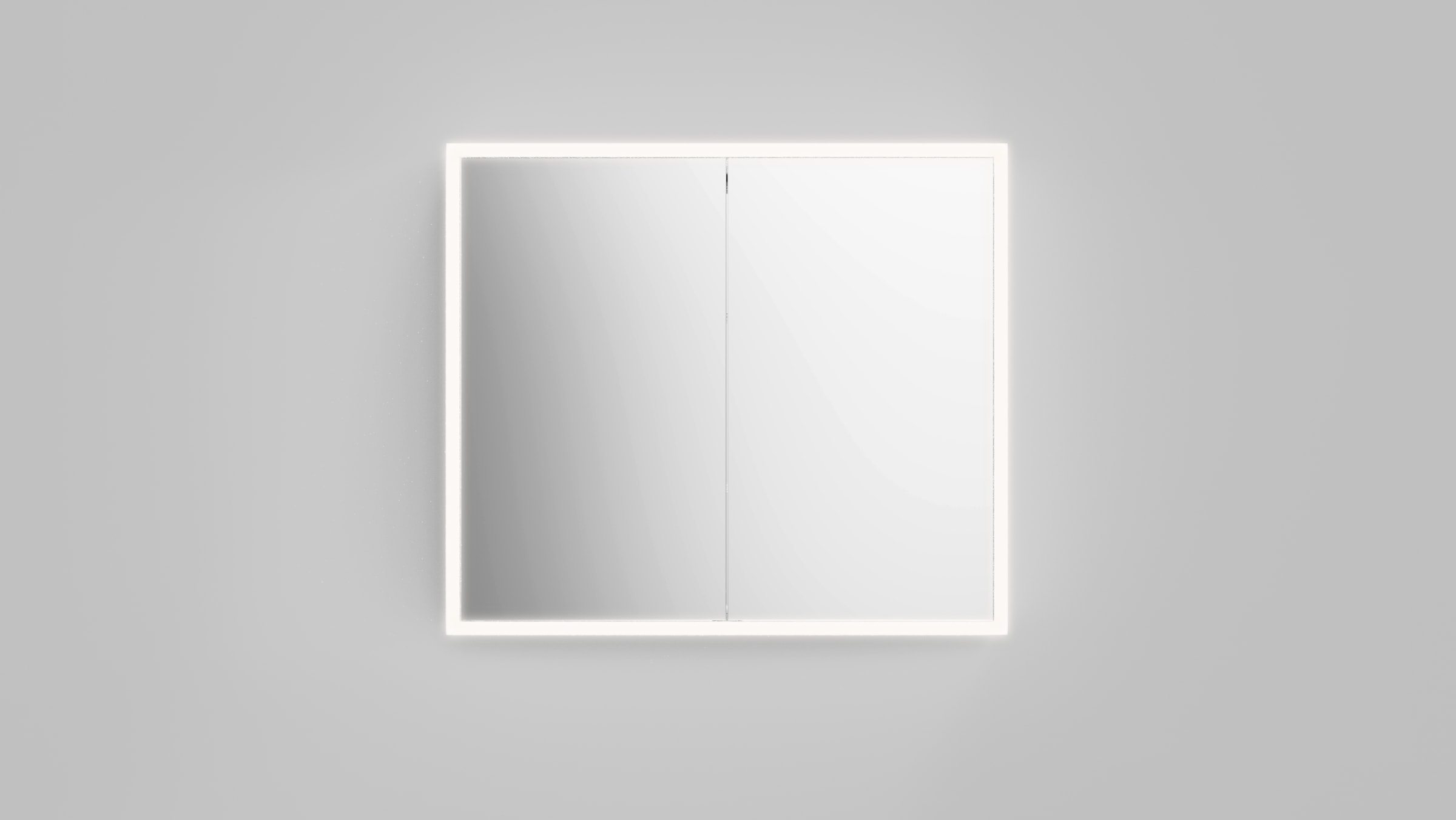 Talos Badezimmerspiegelschrank »Talos Magnus«, 80x70 cm, mit austauschbarer LED-Beleuchtung