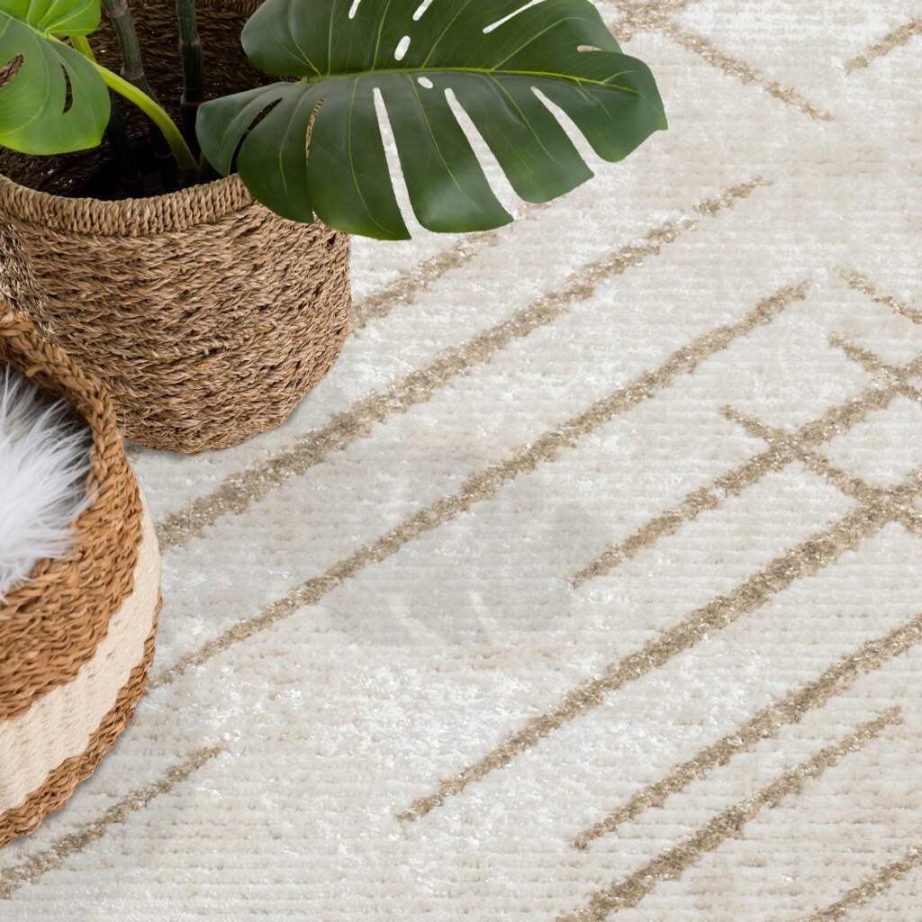 Carpet City Teppich »ANTIK245«, rund, 10 mm Höhe, Kurzflor, 3D-Optik, Klassisch-Modern für Wohnzimmer, Schlafzimmer