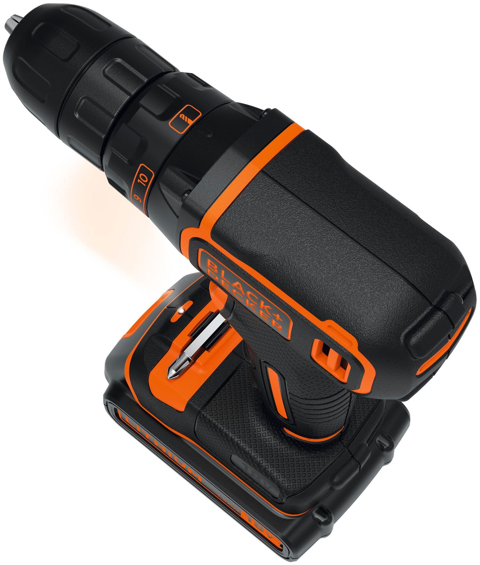 Black + Decker Akku-Bohrschrauber »BDCDC18K-QW«, im Koffer, inklusive Akku