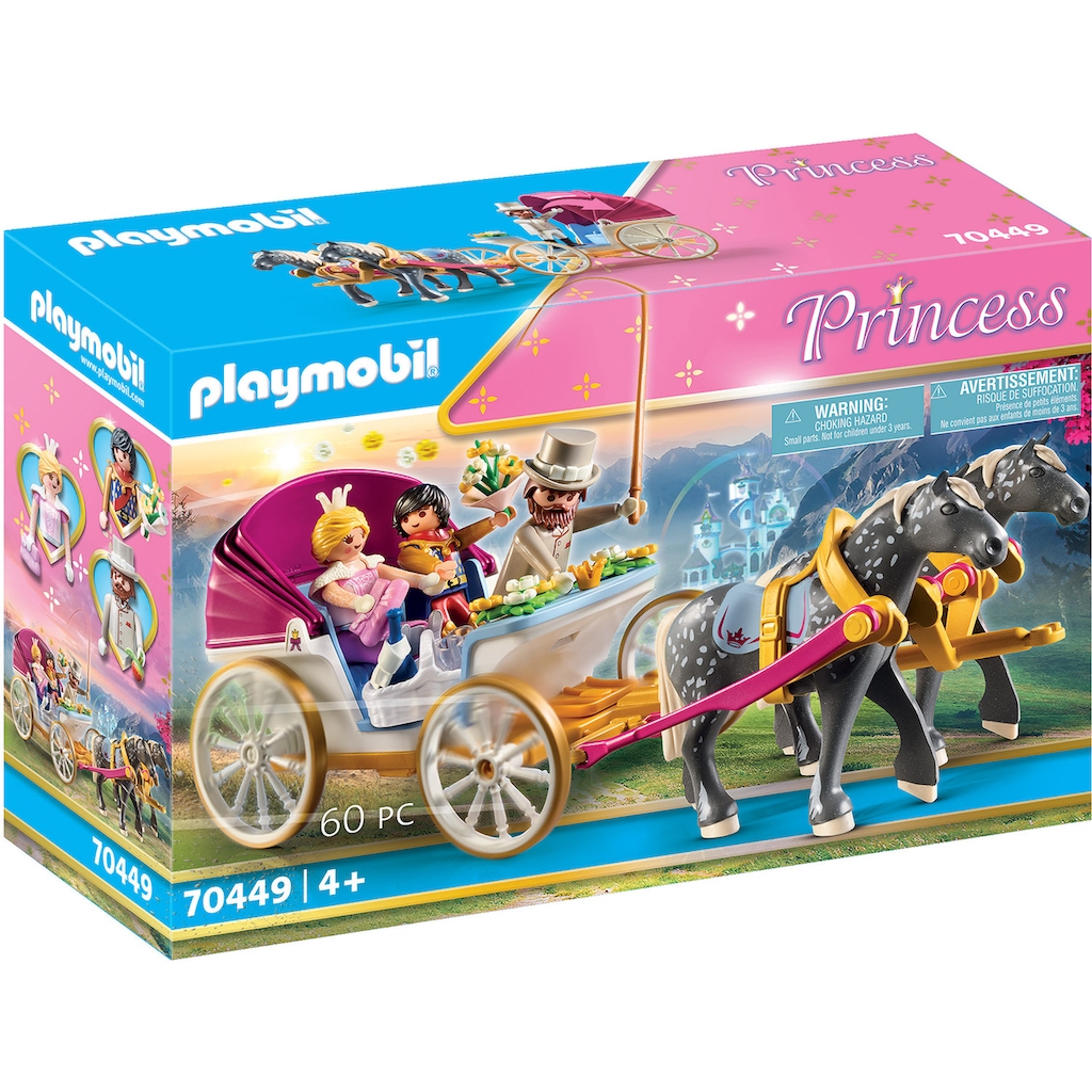 Playmobil® Konstruktions-Spielset »Romantische Pferdekutsche (70449), Princess«, (60 St.)