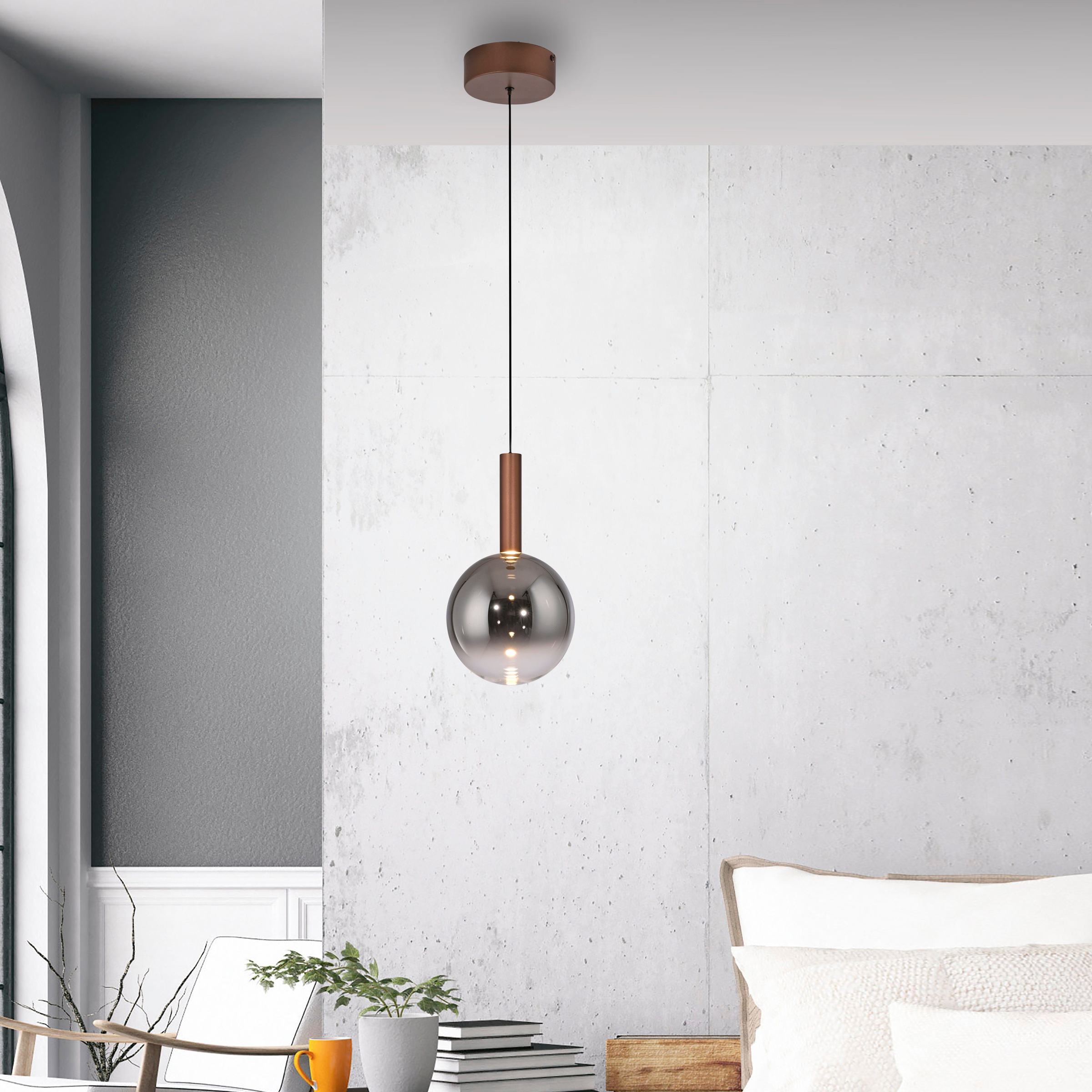 Paul Neuhaus LED Pendelleuchte »BOWL« LED-Board 1 Stk. Warmweiß Dimmbar übe günstig online kaufen