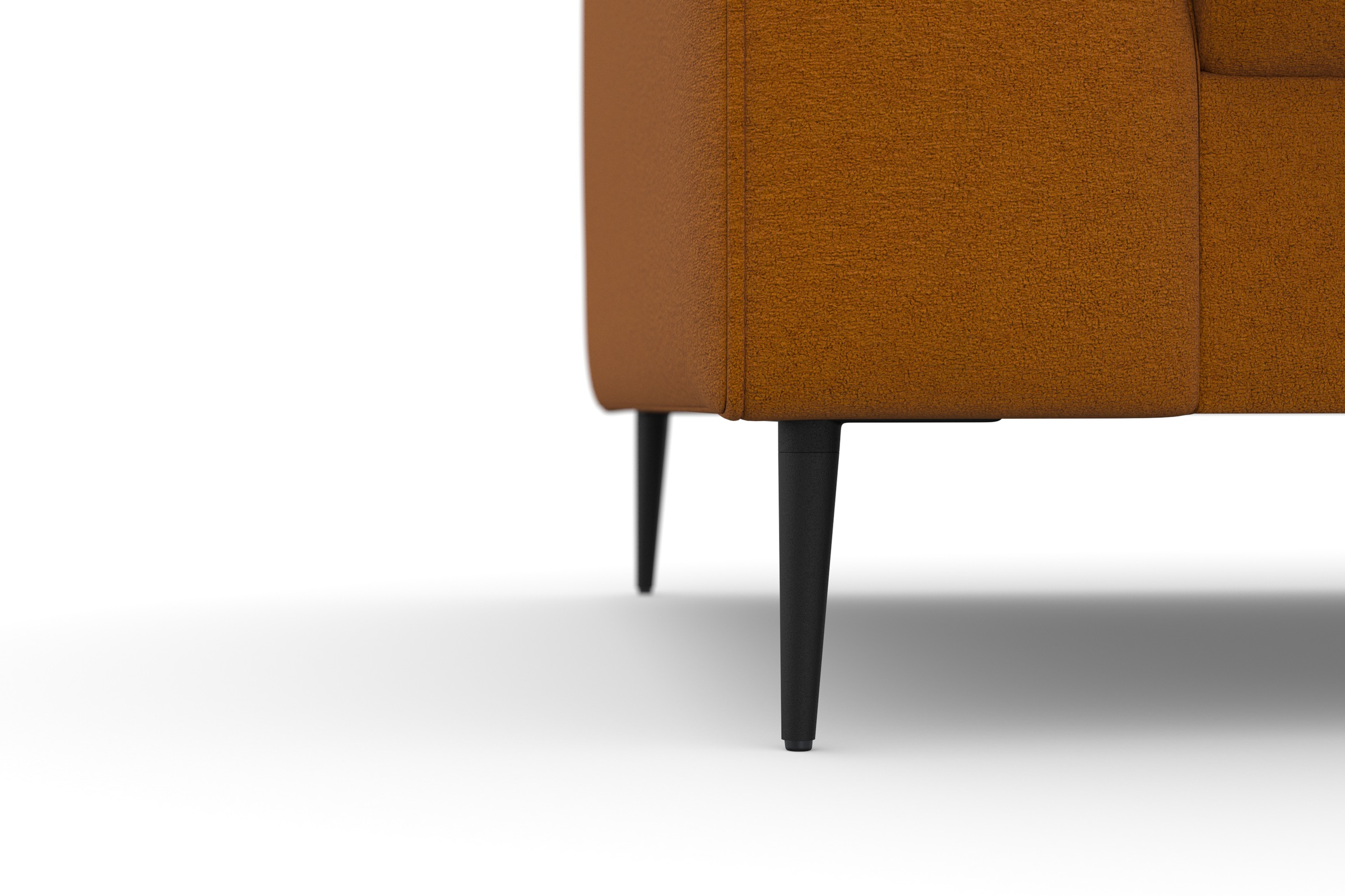 DOMO collection Ecksofa »Modica kompakt und elegant, Breite 244, L-Form«, moderne Optik mit extrabreiter Recamiere, auch in Cord
