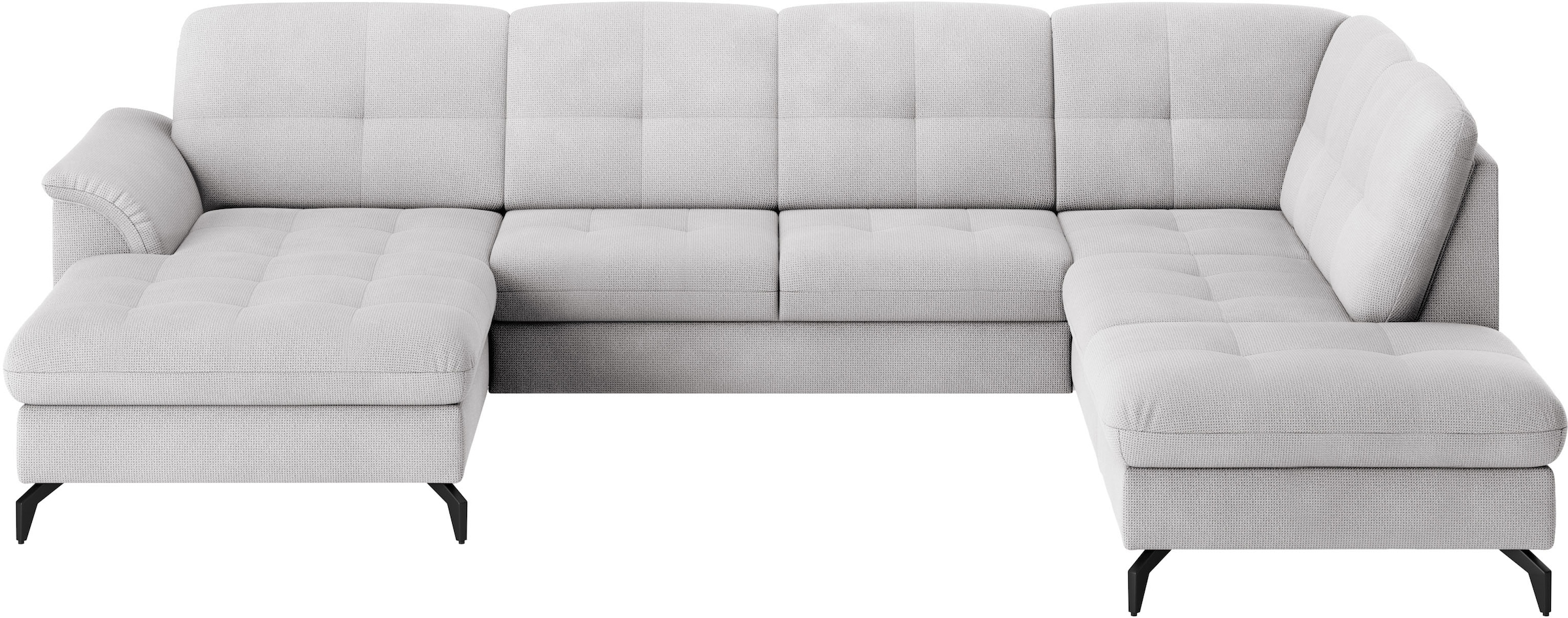 sit&more Wohnlandschaft »Zora U-Form«, wahlweise mit Bettfunktion und Bettkasten