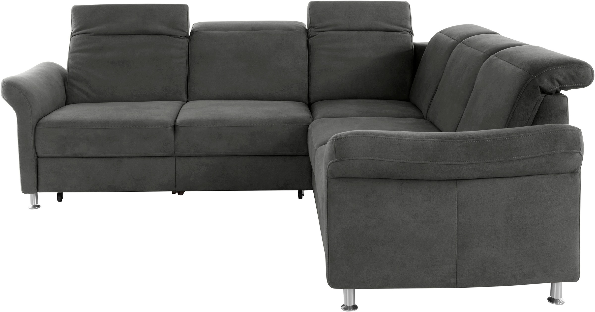 sit&more Ecksofa »Darwin L-Form«, inklusive Federkern, wahlweise mit Kopfteilverstellung, Bettfunktion