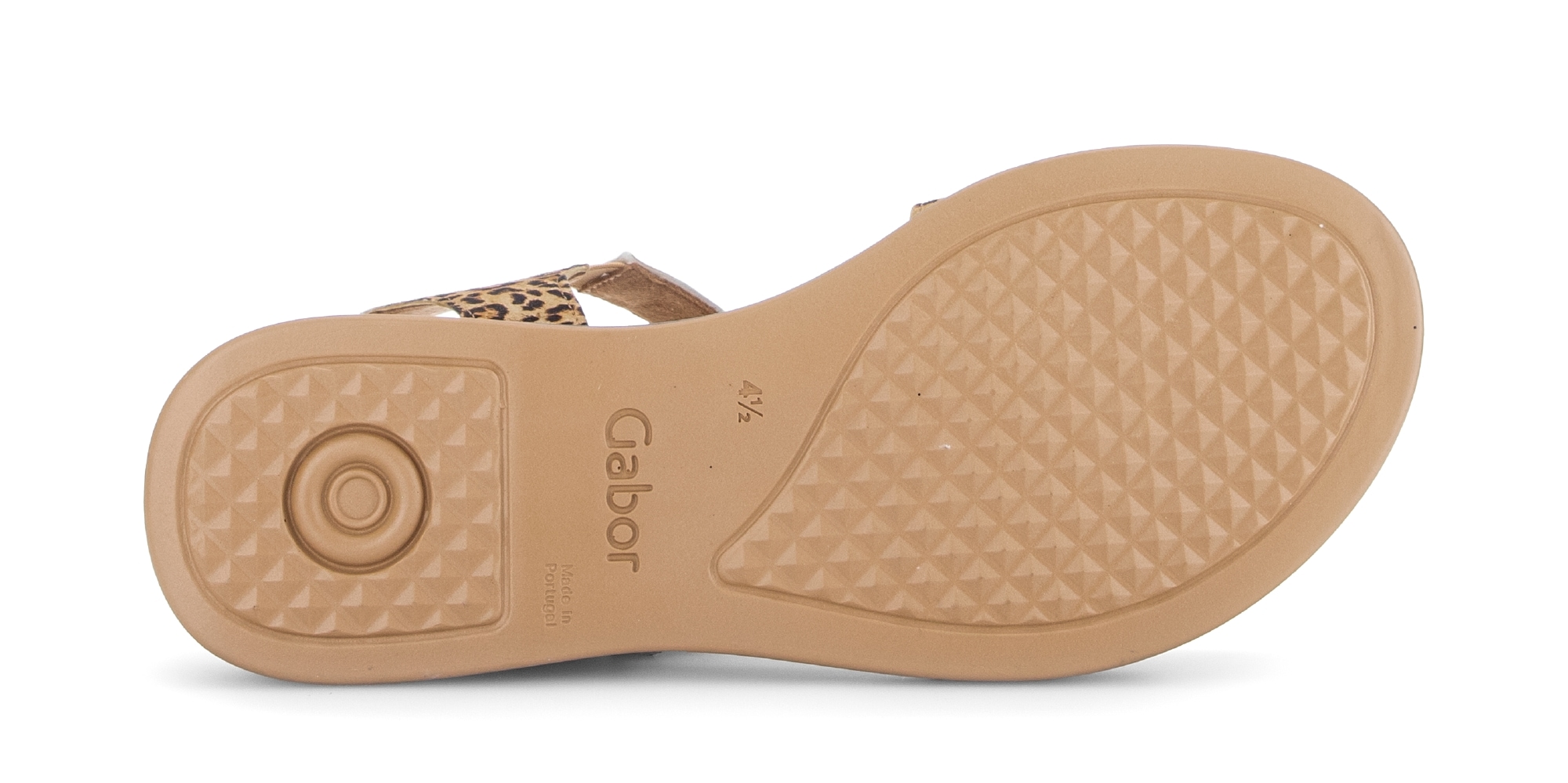 Gabor Keilsandalette »Rhodos«  Riemchensandale, Sommerschuh in angesagter Leo-Optik, G-Weite