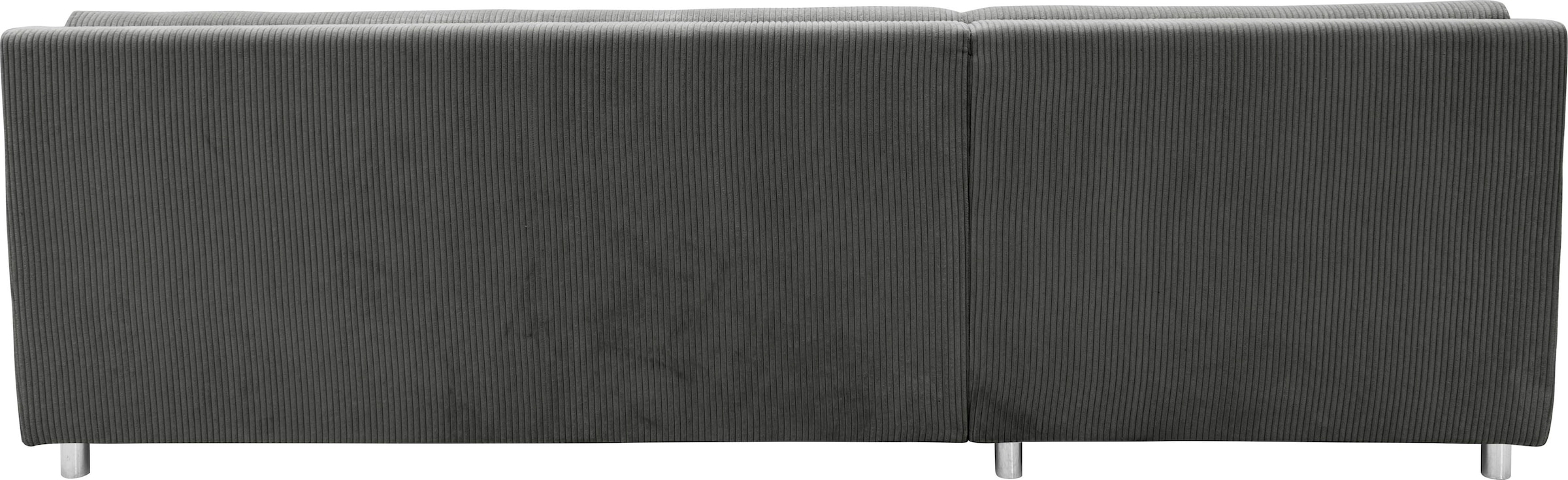 DOMO collection Ecksofa Treviso, wahlweise mit Bettfunktion, incl. Zierkissen