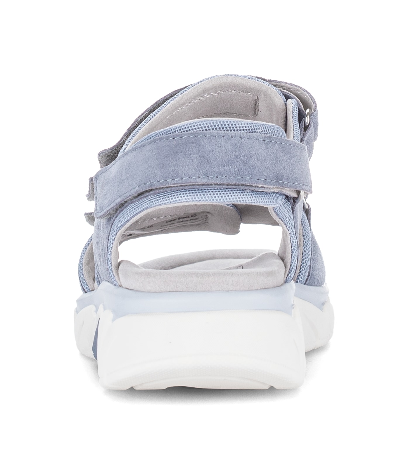 rollingsoft Sandalette  Keilabsatz, Riemchensandale mit Lochmuster und Ziernähten, G-Weite