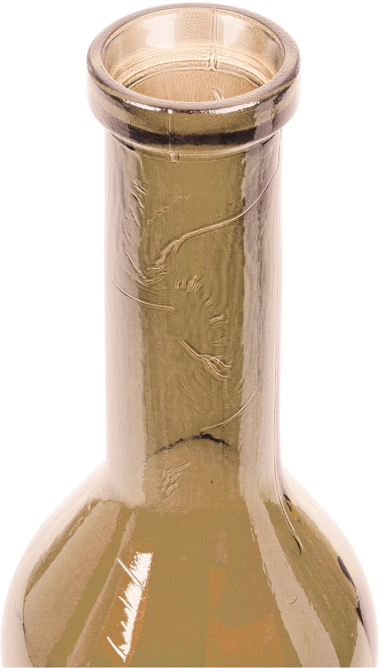 GILDE Bodenvase »Bodenvase bauchig "Balleros" braun«, (1 St.)
