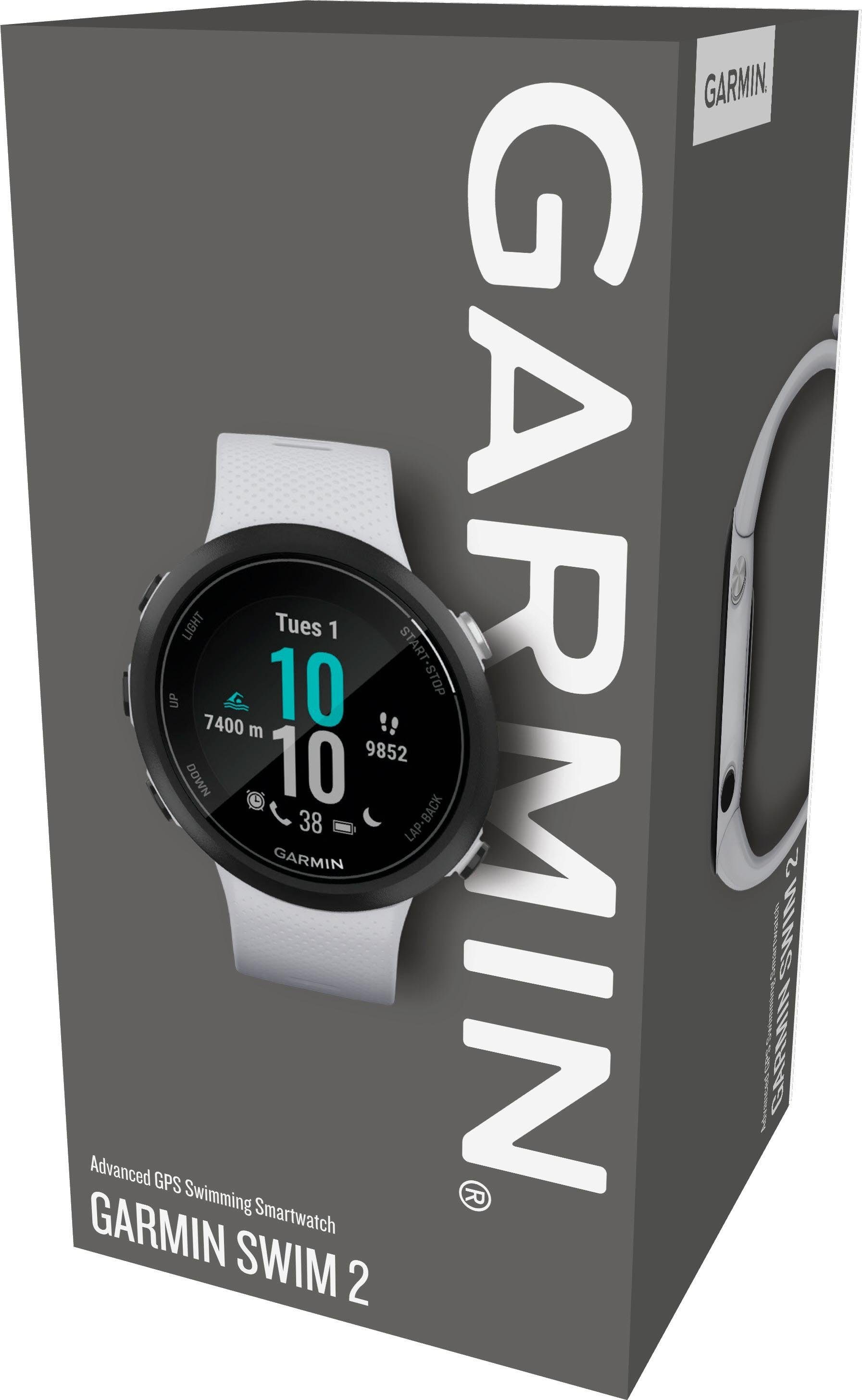 Garmin Smartwatch »Swim2 mit Silikon-Armband 20 mm«