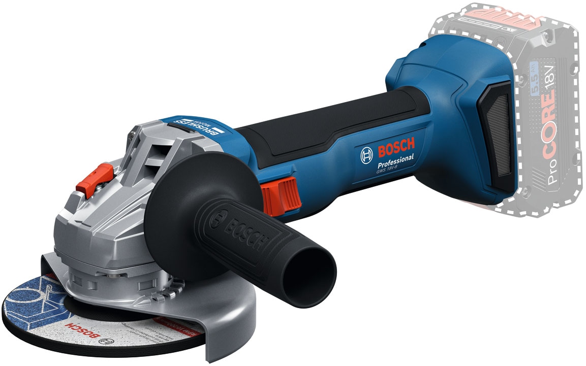 Bosch Professional Akku-Winkelschleifer »»GWS 18V-8«« Inkl. 2x Akku GBA 18V 5,0Ah, in L-BOXX 136
