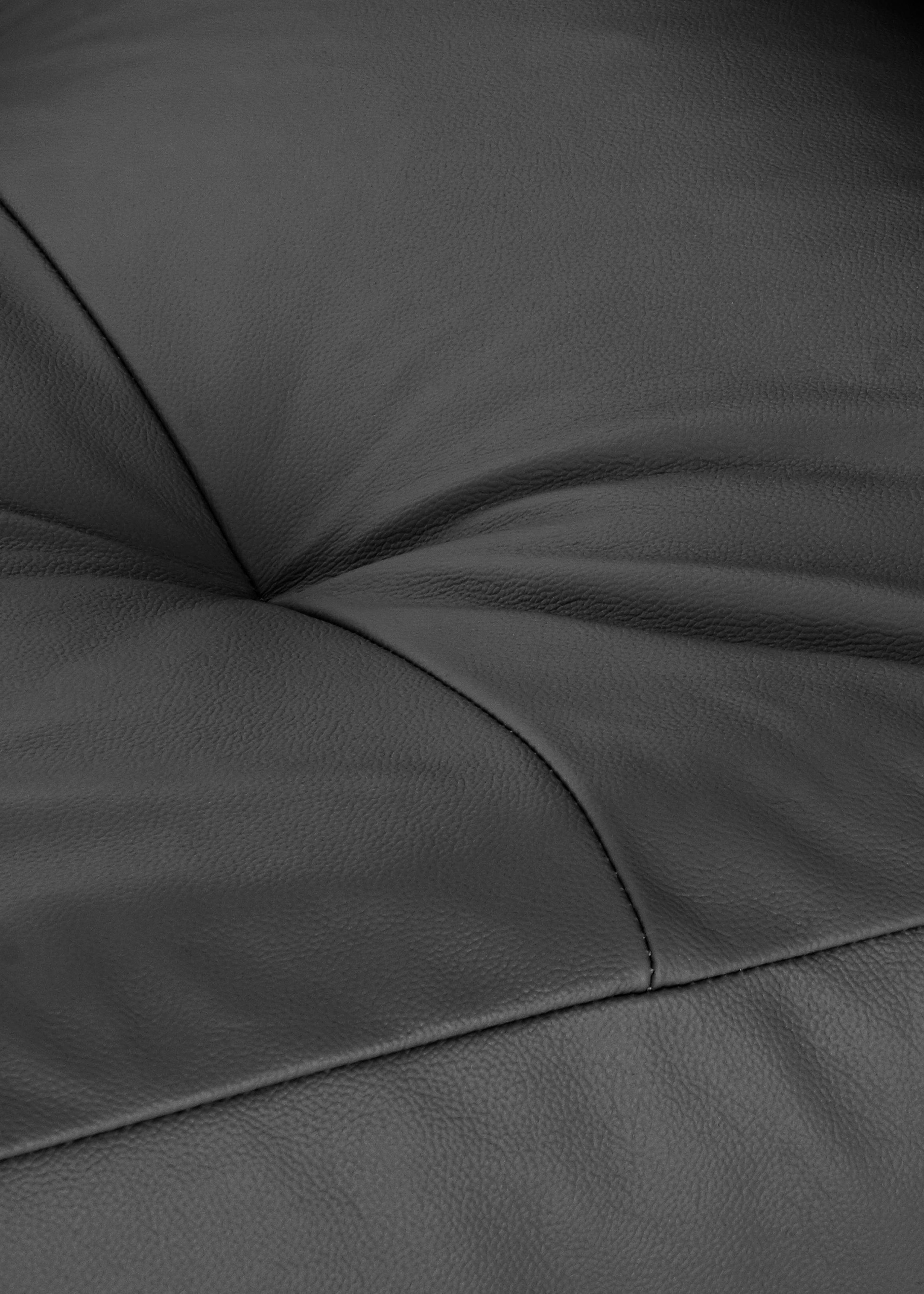 W.SCHILLIG Chaiselongue »softy«, mit dekorativer Heftung im Sitz, Füße Chrom glänzend