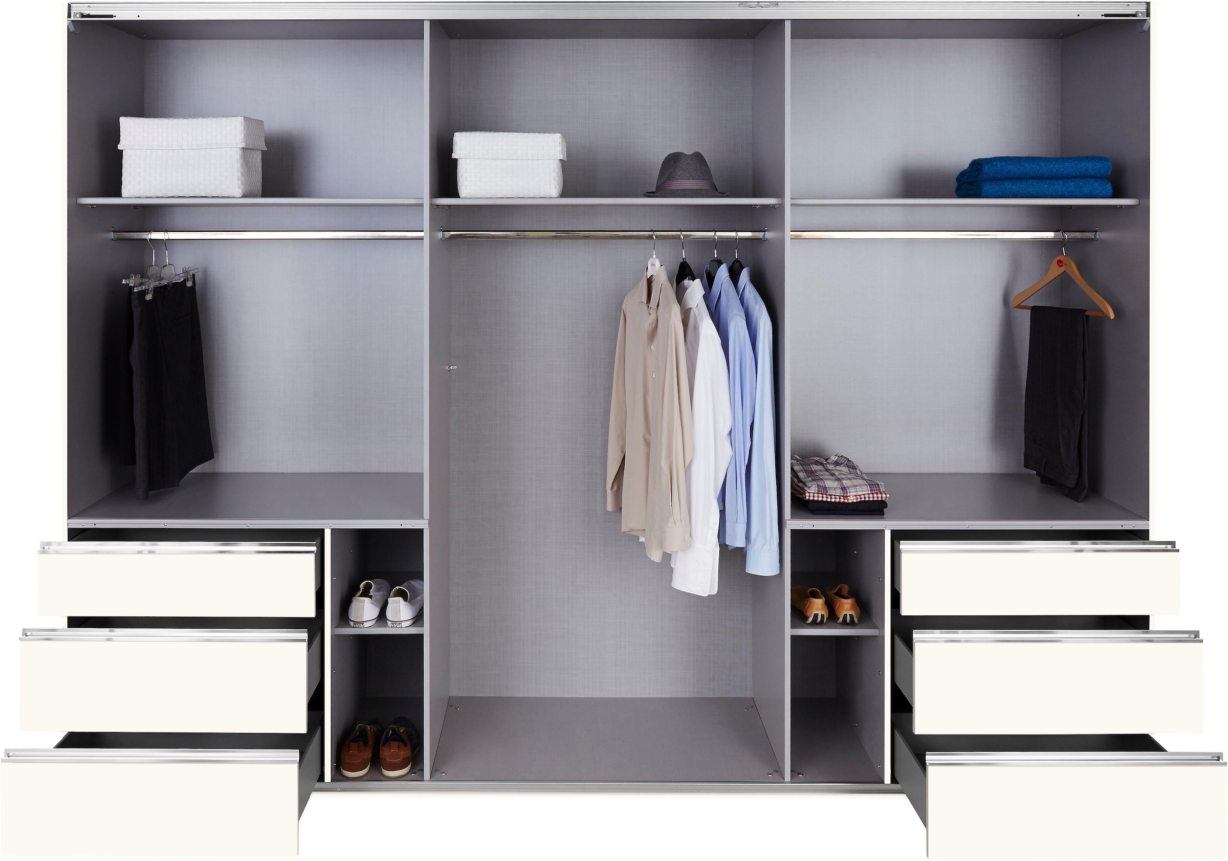 Wimex Schwebetürenschrank »Level by fresh to go«, mit Glastür