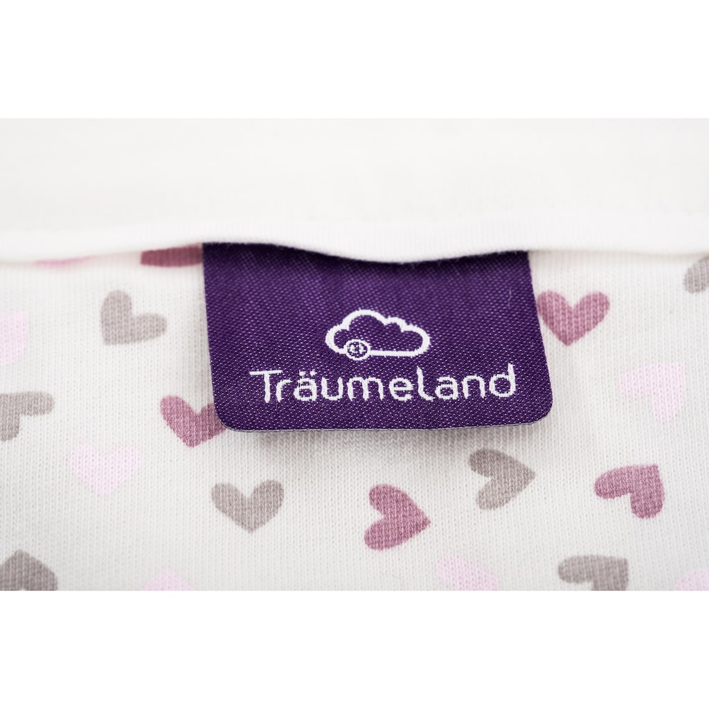 Träumeland Babyschlafsack »Außenschlafsack Herz rosa«, (1 tlg.)