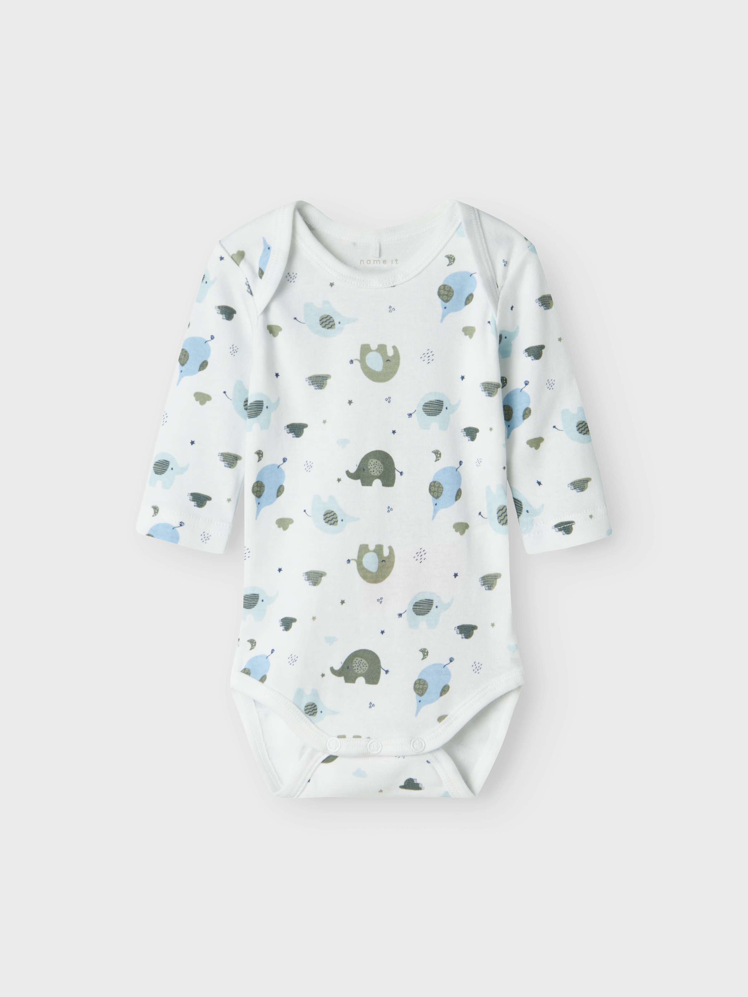 Name It Schlafoverall »NBMBODY 3P LS BABY ELEPHANT NOOS« Packung, 3 Stk.