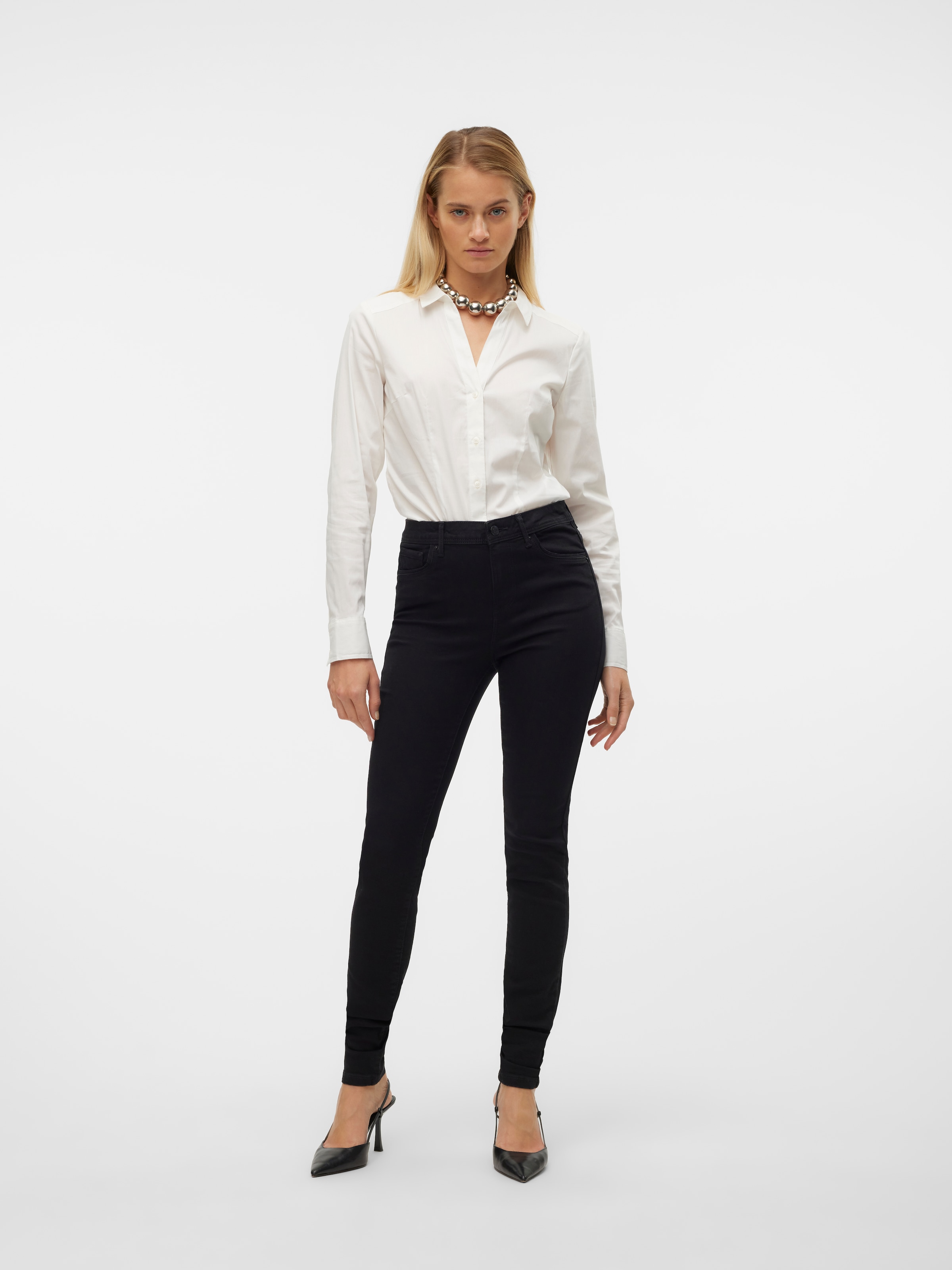 Vero Moda Skinny-fit-Jeans »VMTATIANA MR S PIPING JEANS«
