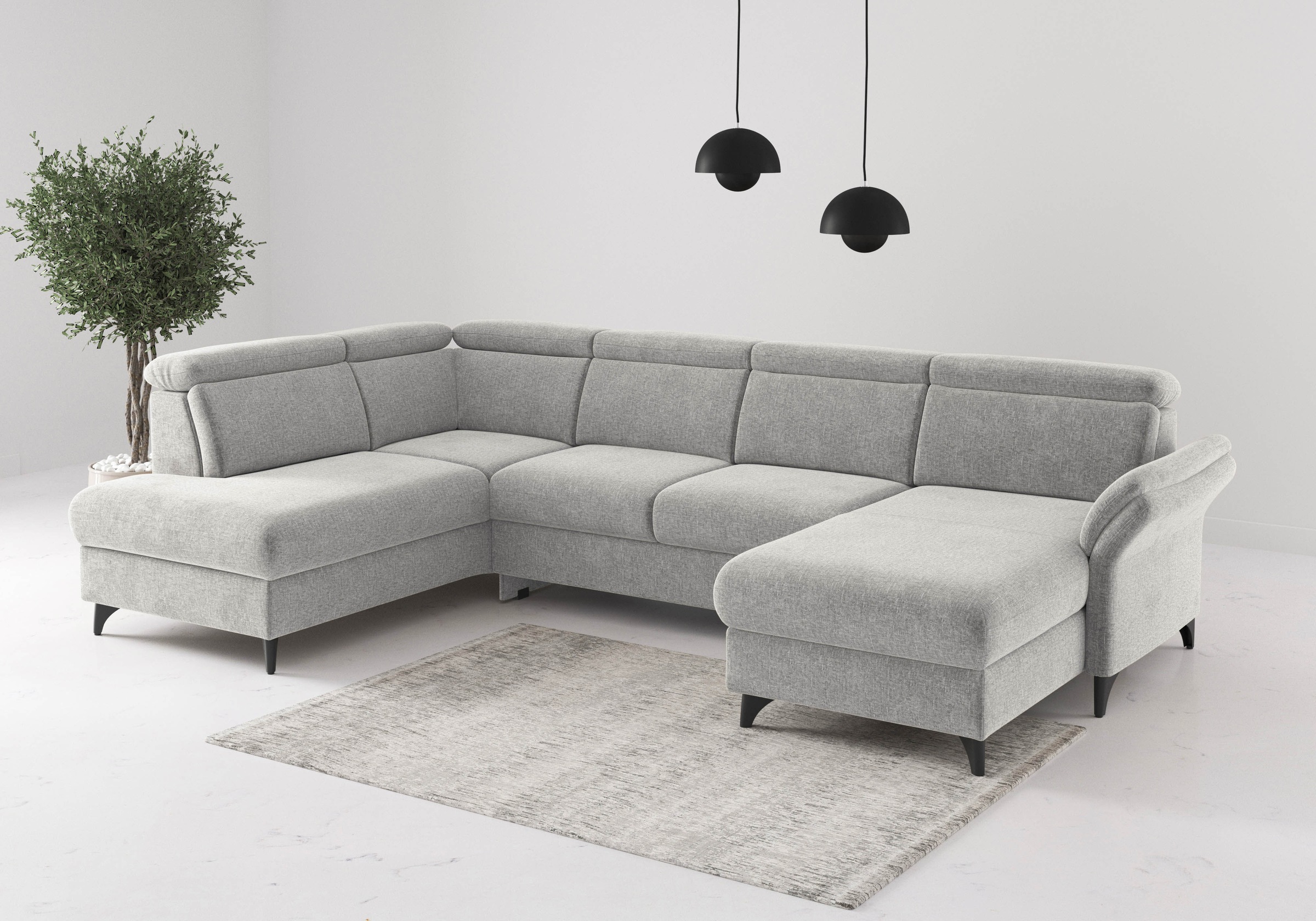 sit&more Wohnlandschaft »Glendale« inkl. Kopfteilverstellung,wahlweise mit günstig online kaufen