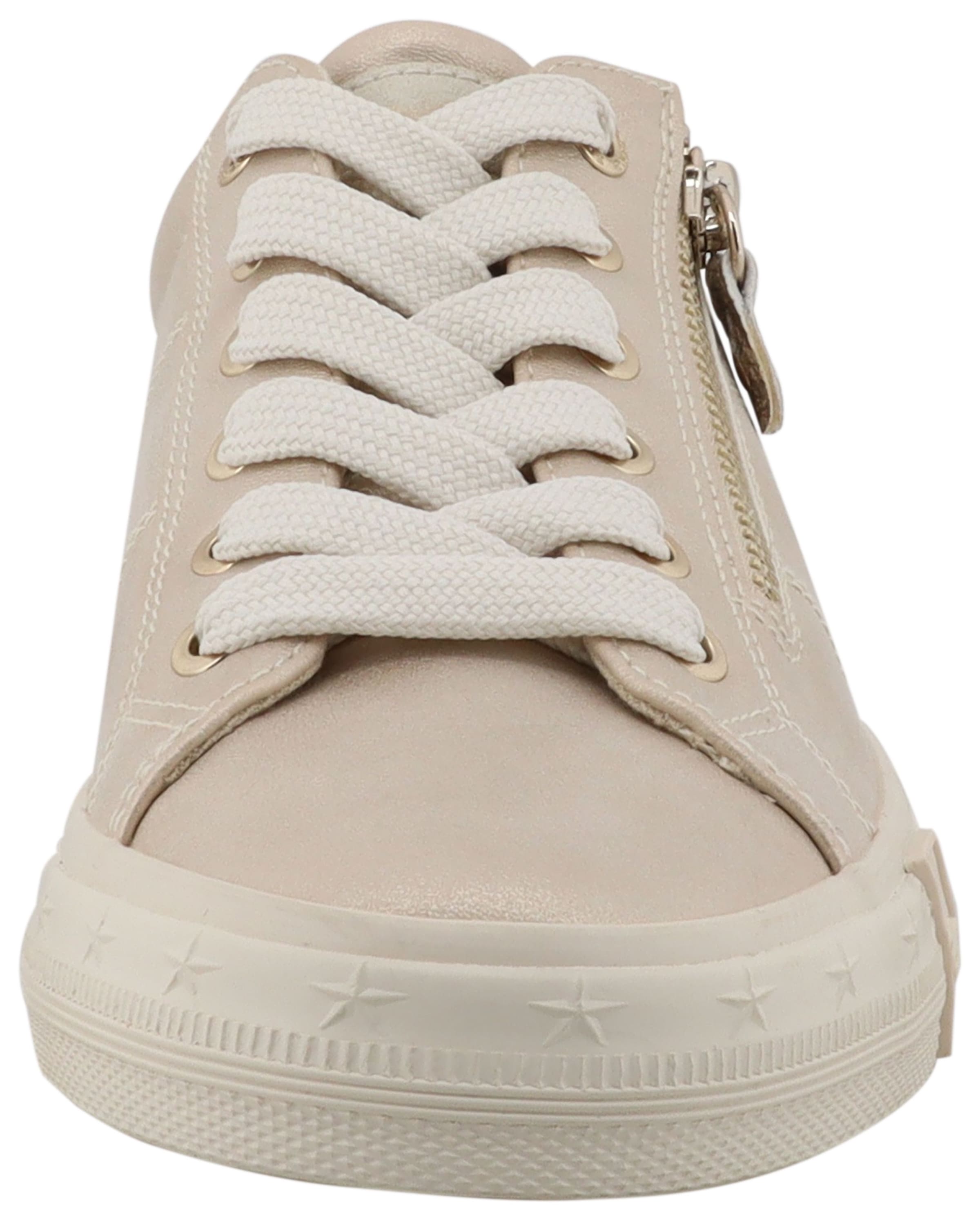 Mustang Shoes Sneaker »Winona«  Freizeitschuh, Halbschuh, Schnürer mit Besatz im Animal-Look