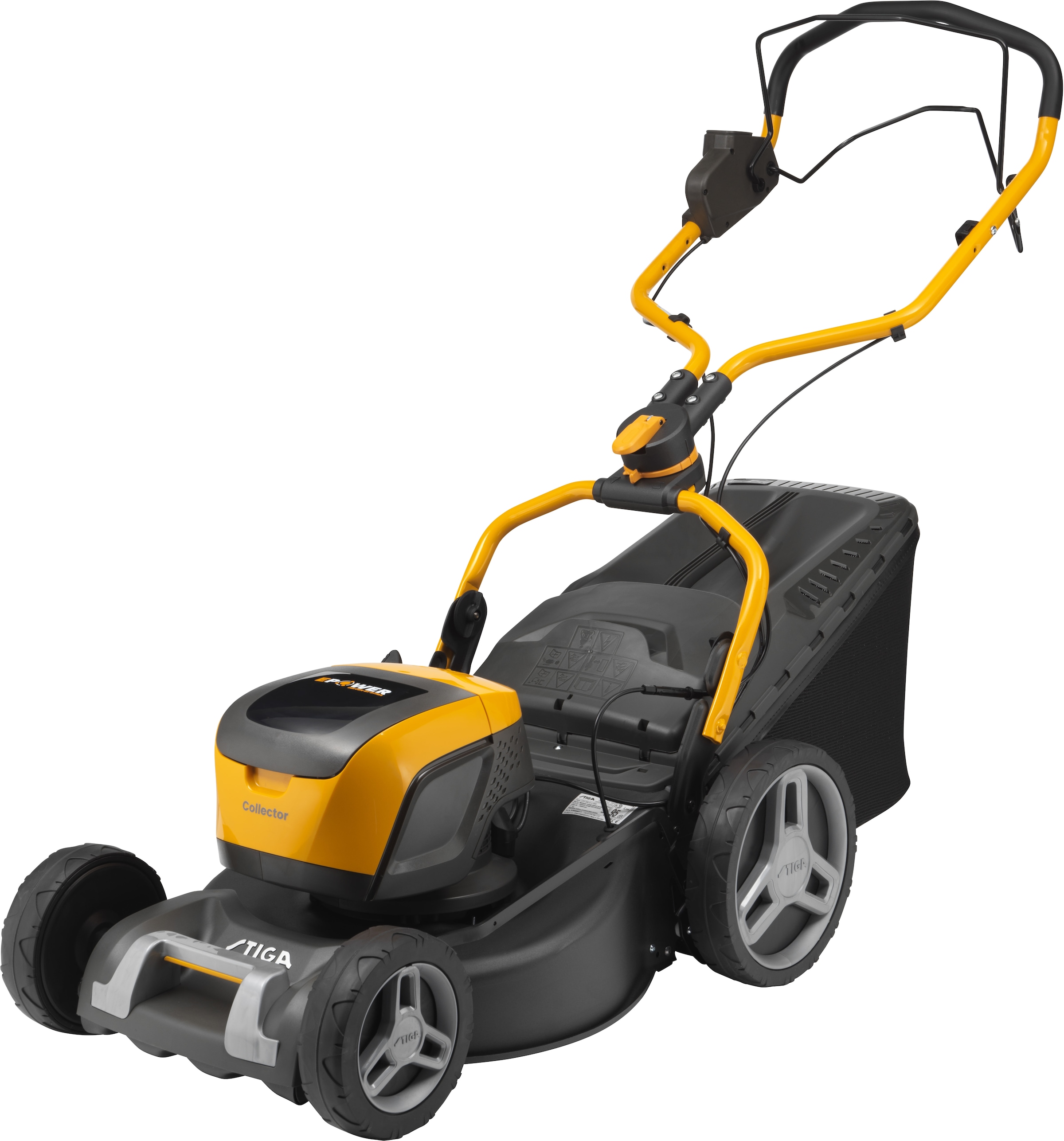 STIGA GARDEN Akkurasenmäher »Combi 548e S«, Radantrieb, Mulchfunktion, inkl. 2x 4 Ah Akku und Schnell-Ladgerät
