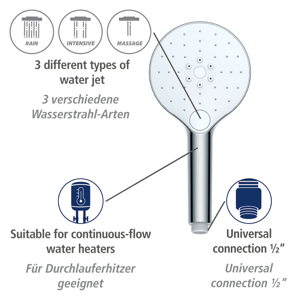 WENKO Handbrause »Automatic Cleaning«, (1 tlg.)