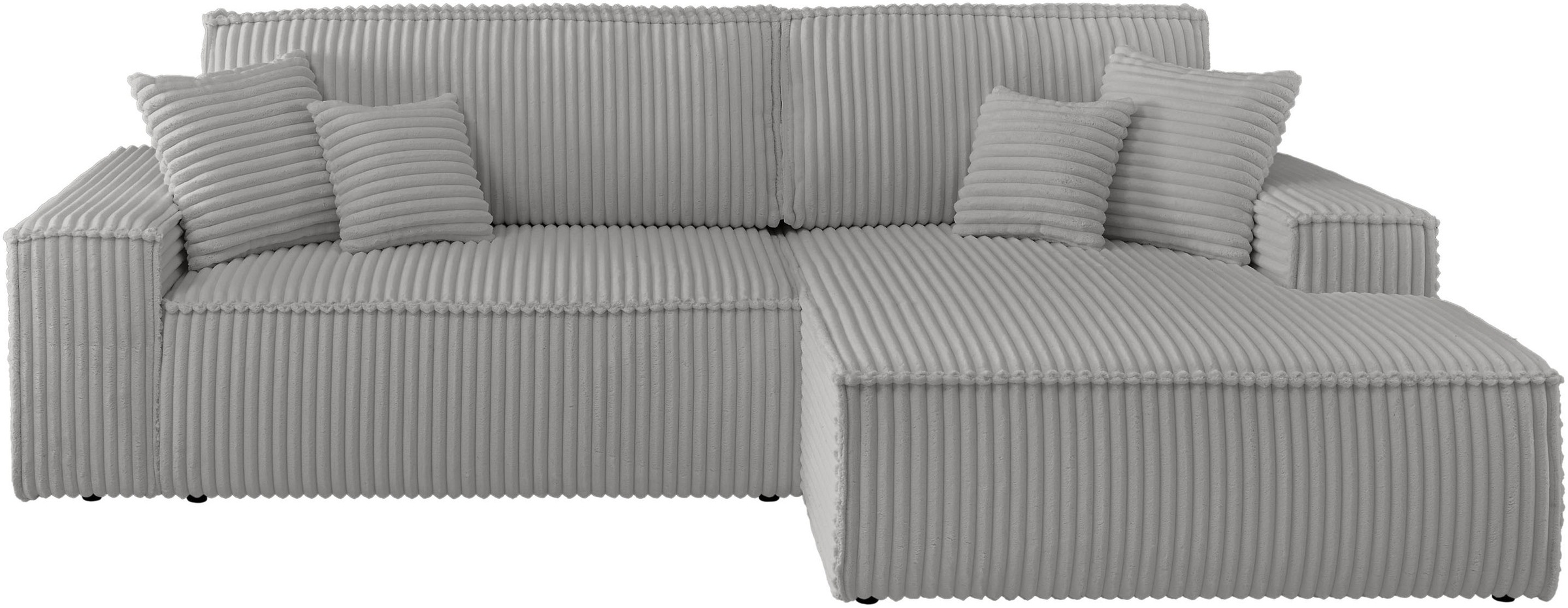 OTTO home Ecksofa »FINNLEY, L-Form 257 cm, Schlafsofa« mit Bettkasten, in B günstig online kaufen
