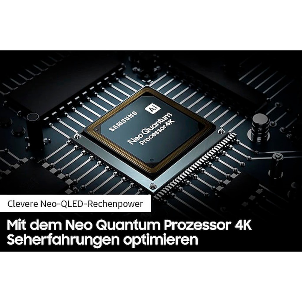 Samsung QLED-Fernseher »75" Neo QLED 4K QN85B (2022)«, 189 cm/75 Zoll, Smart-TV-Google TV, Quantum Matrix Technologie mit Neo Quantum Prozessor 4K-Quantum HDR 1500-Supreme UHD Dimming