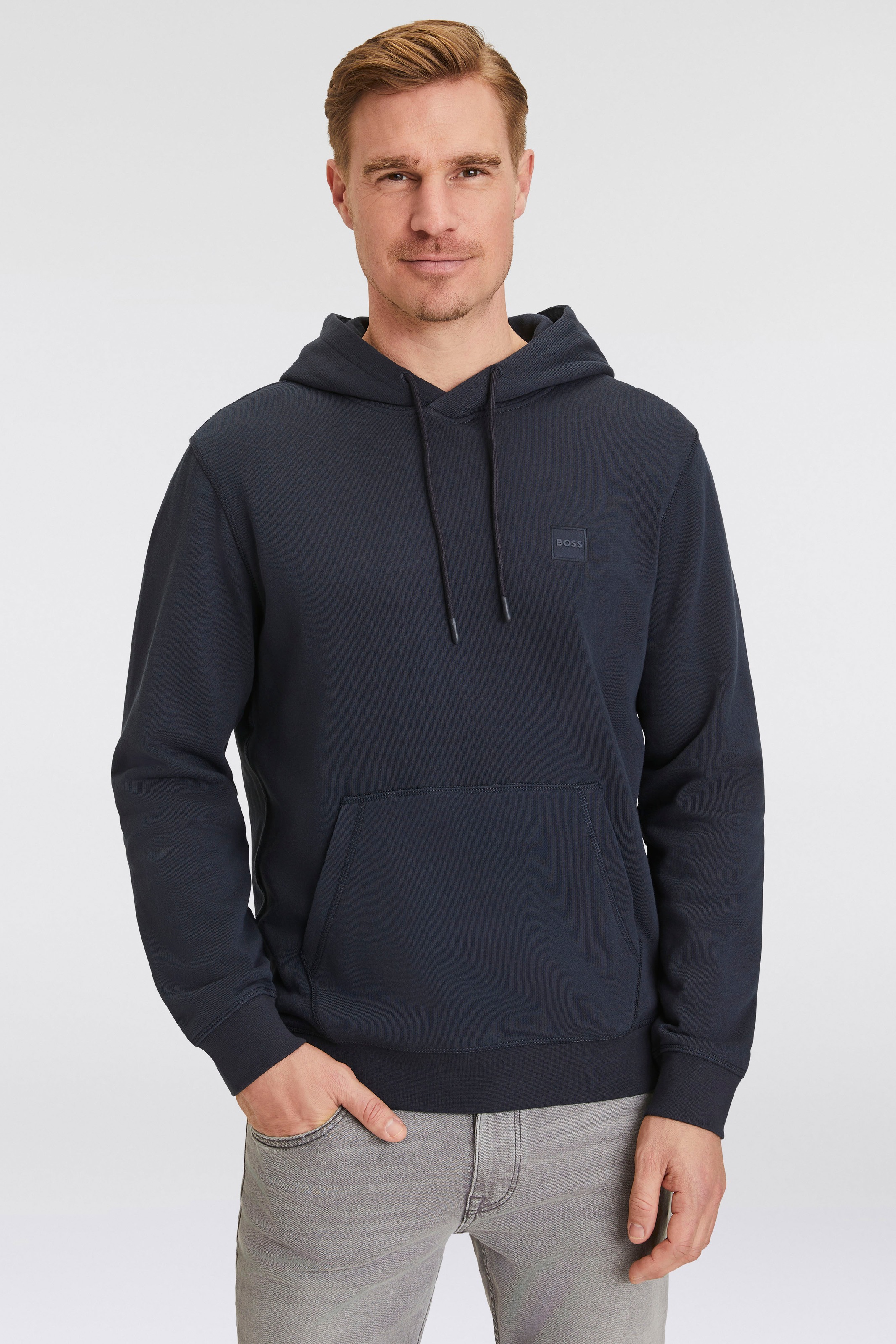 BOSS ORANGE Kapuzensweatshirt »Wetalk«, mit gesticktem BOSS Markenlabel