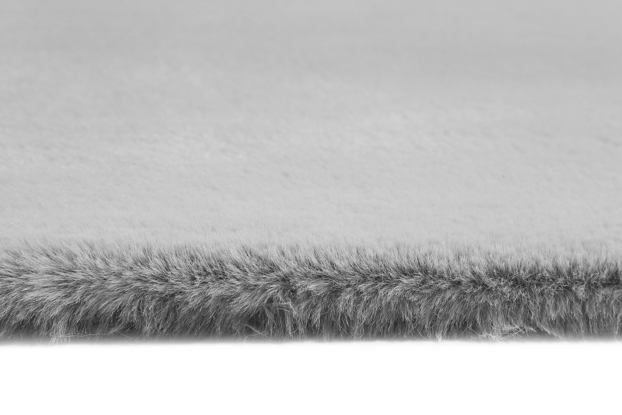 6. Bild von Esprit Hochflor-Teppich »Alice Kunstfell«, rechteckig, Kaninchenfell-Haptik, besonders weich und dicht, für alle Räume