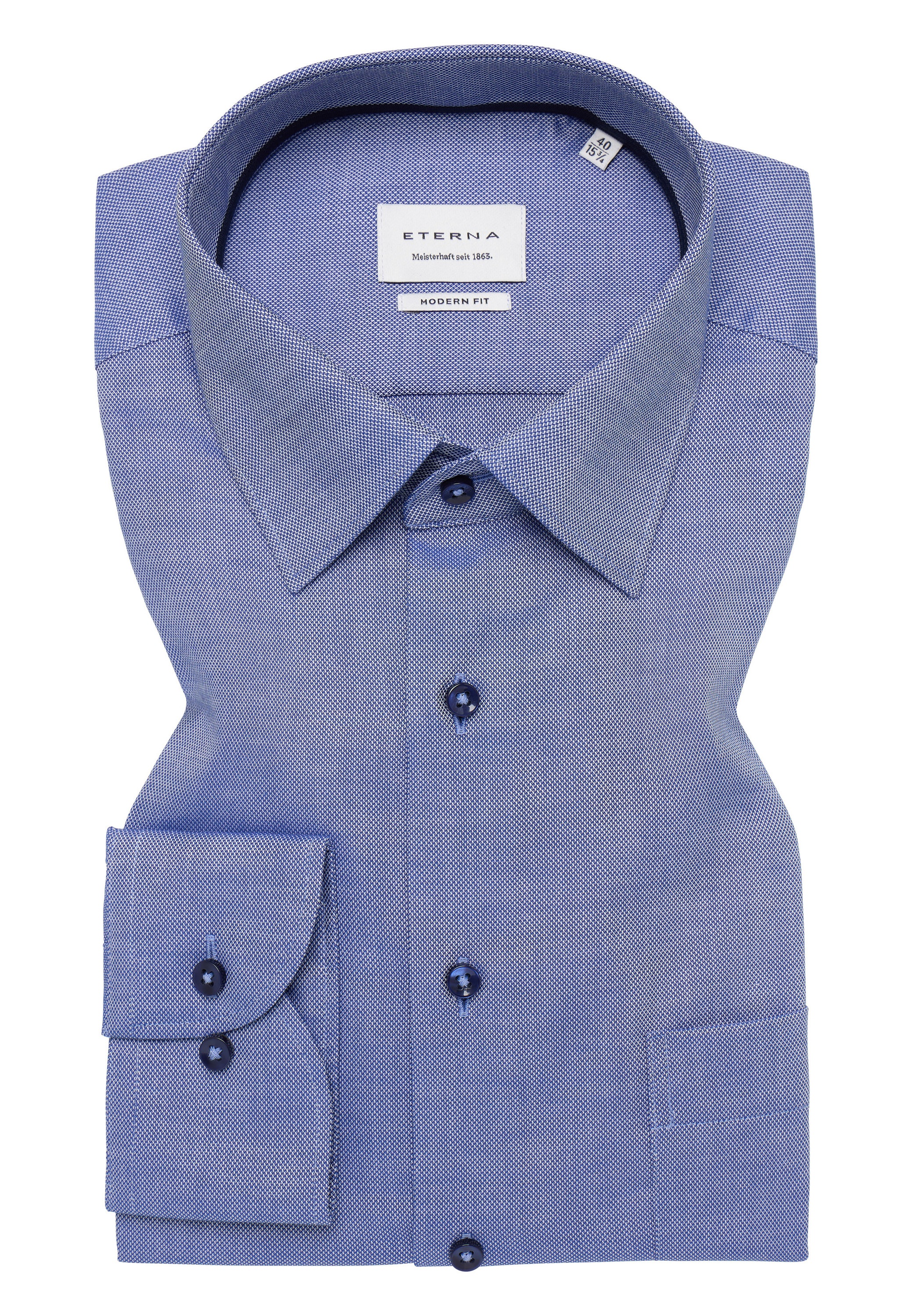 Eterna Langarmhemd »MODERN FIT«, NON IRON (bügelfrei)
