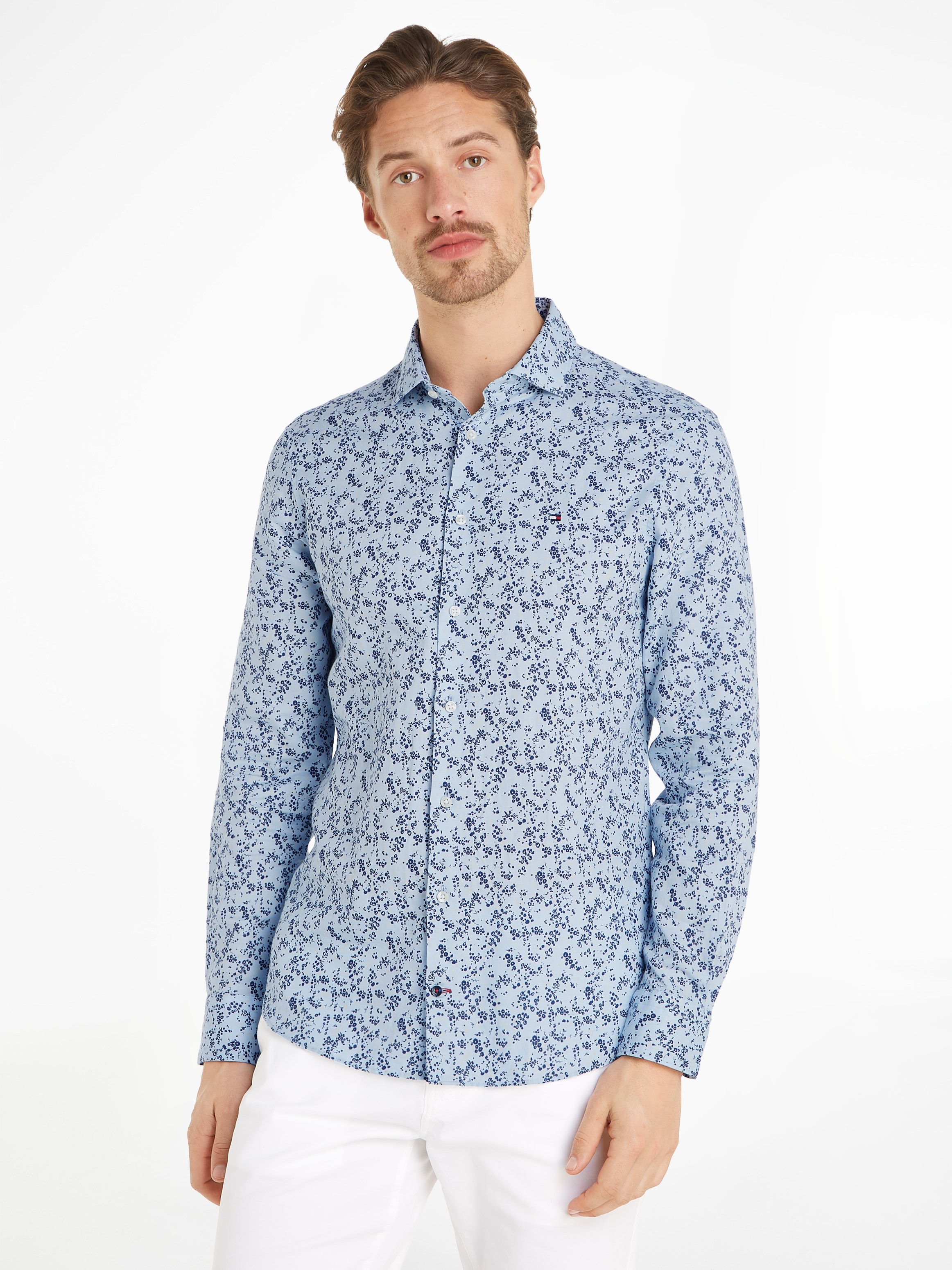 Tommy hilfiger flower shirt discount