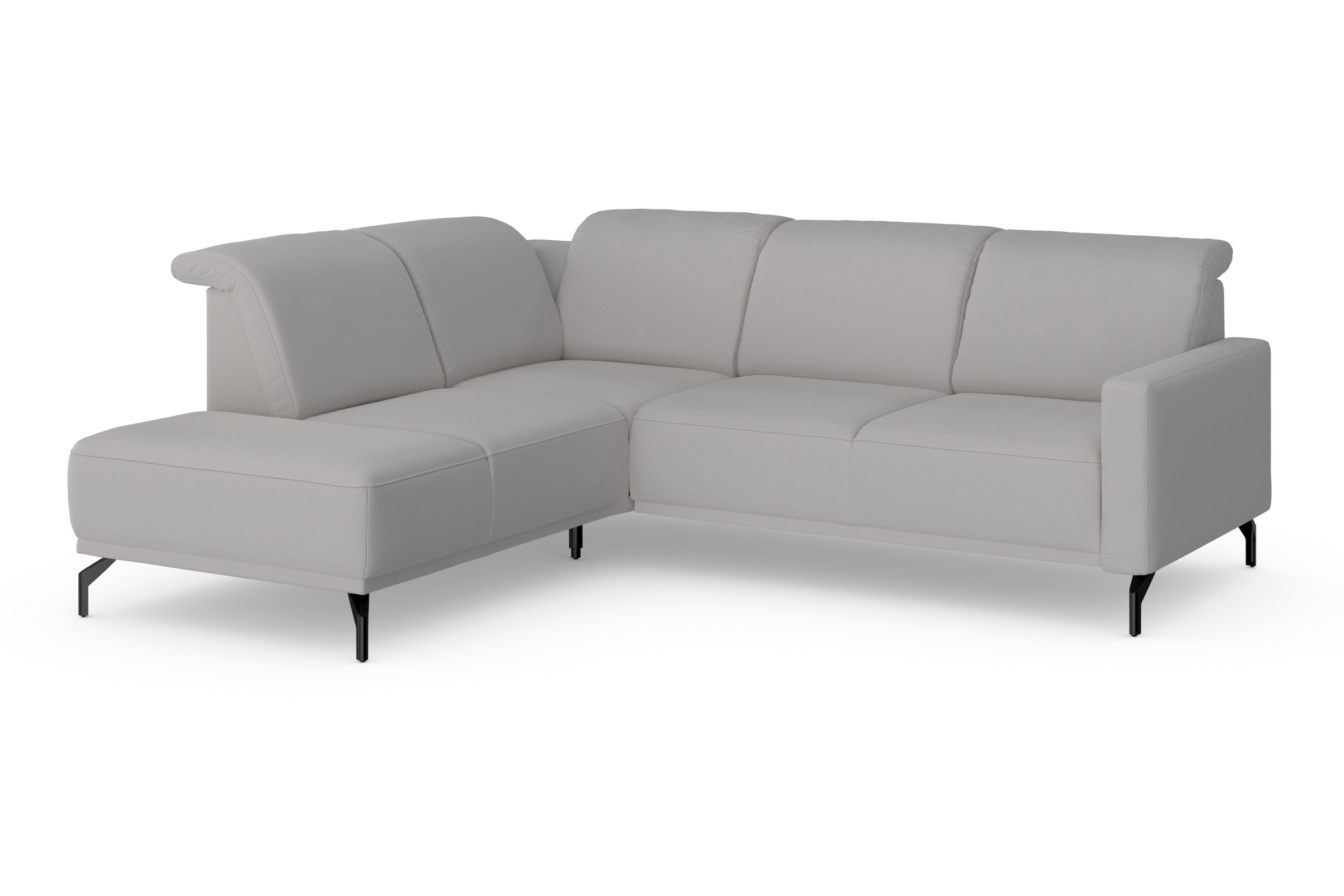 sit&more Ecksofa »Bailando L-Form«, wahlweise mit Kopfteilverstellung und Vorziehsitz, motorisch