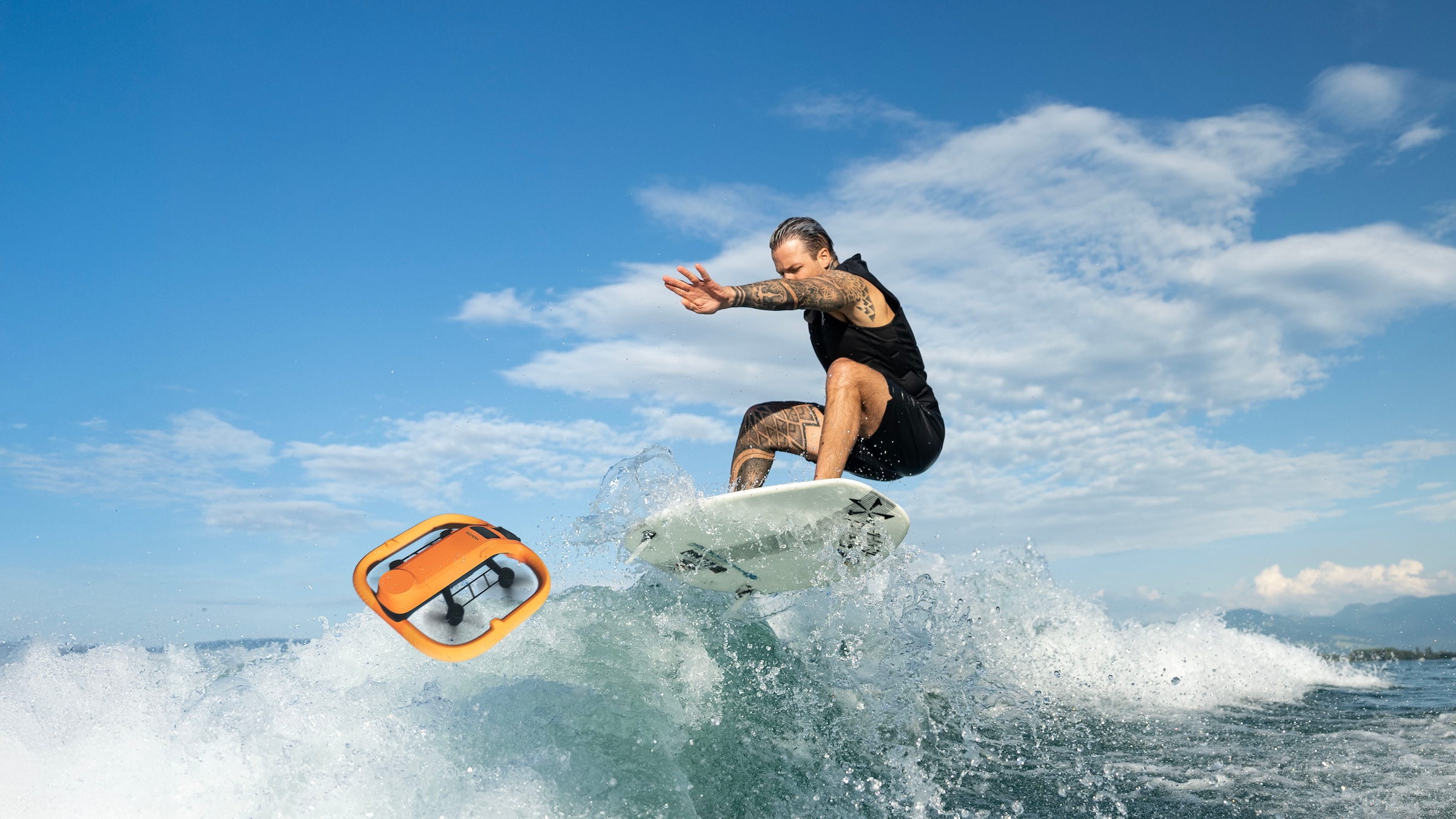 HOVERAir Quadrocopter »AQUA Power Combo«
