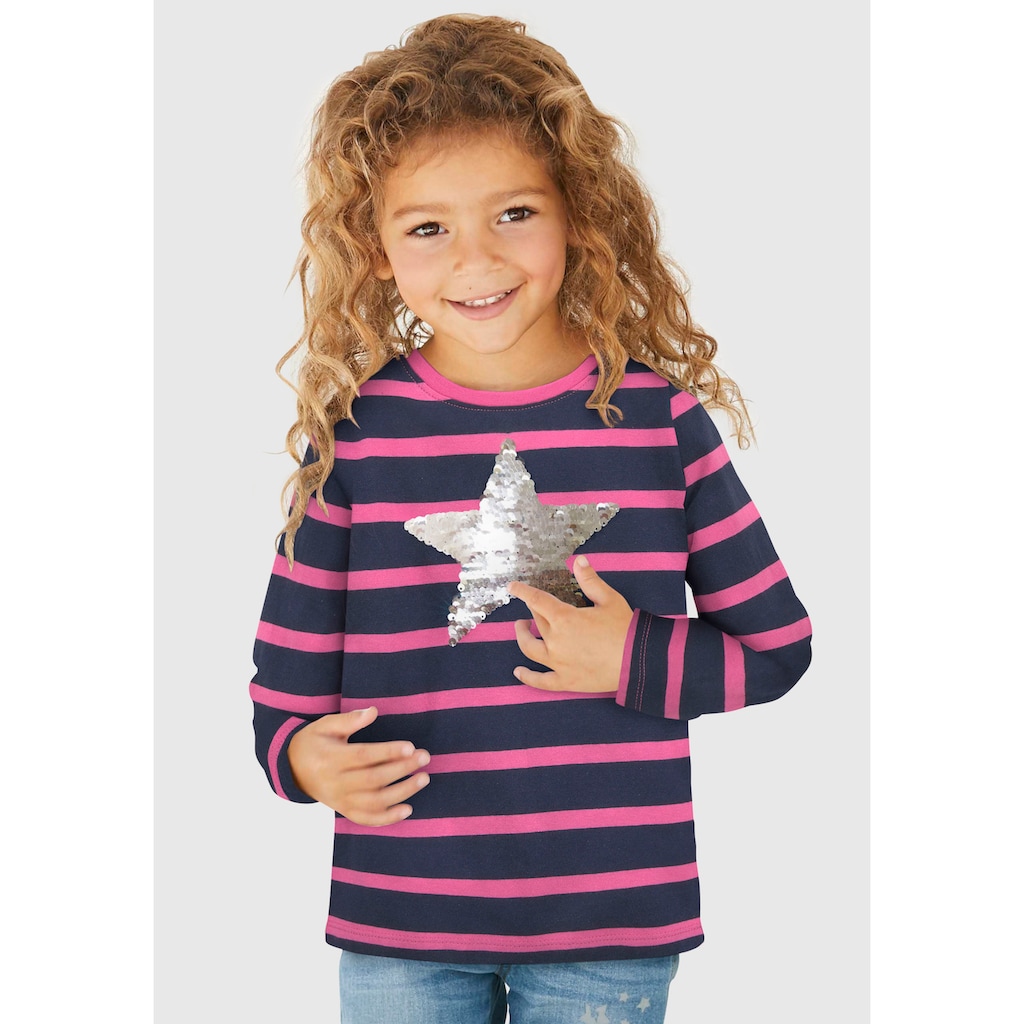 KIDSWORLD Langarmshirt »für kleine Mädchen«