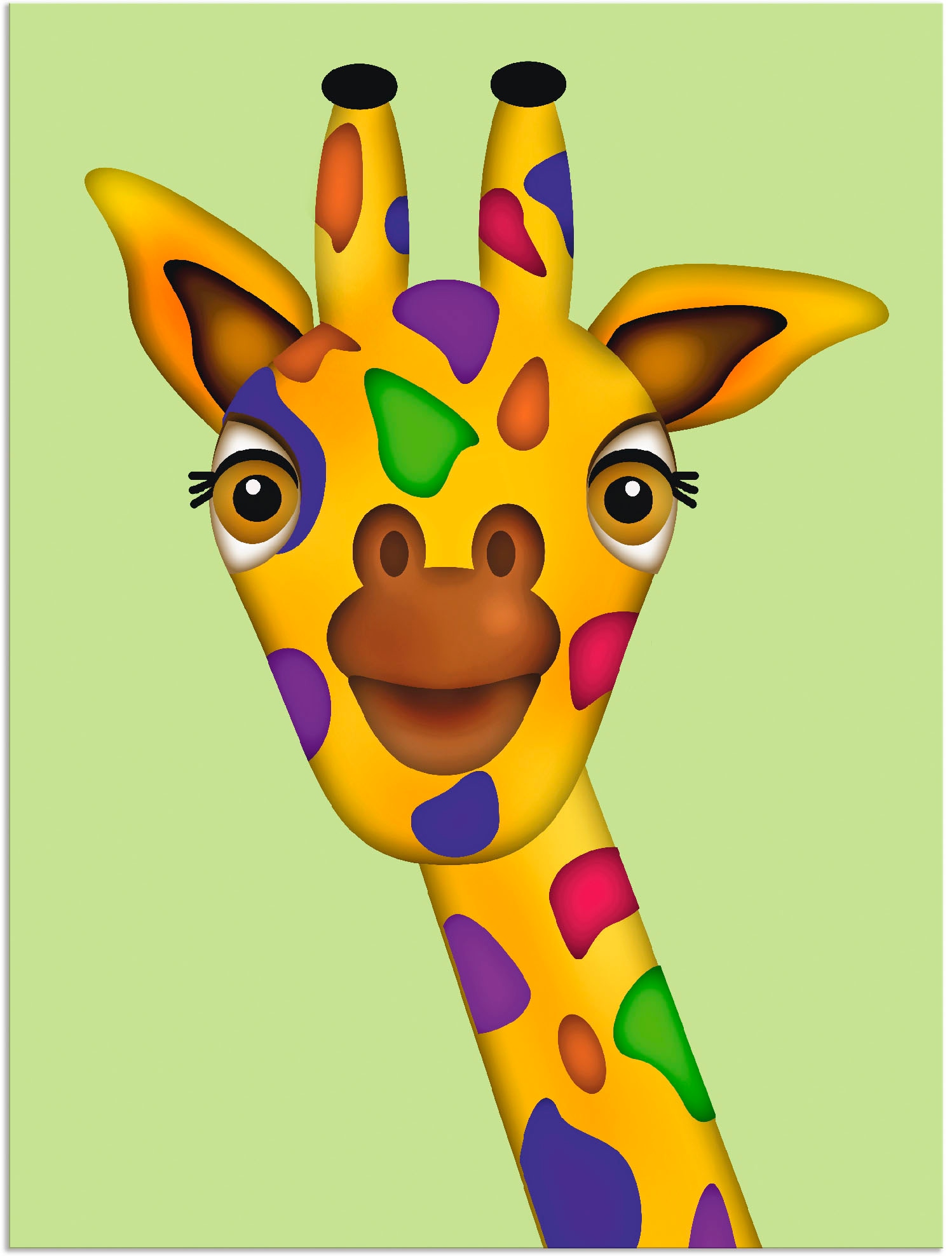 kaufen Poster Leinwandbild, versch. in St.), »Giraffe«, (1 Artland Wandaufkleber Wildtiere, Wandbild online als oder Alubild, Größen
