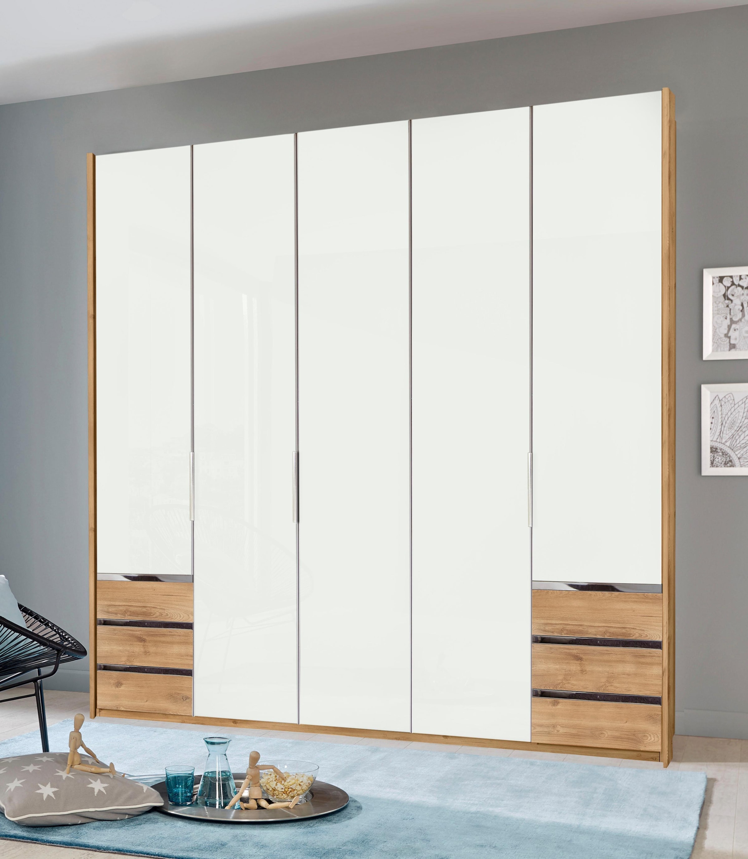 Wimex Kleiderschrank »Level by fresh to go«, mit vollflächigen Glastüren