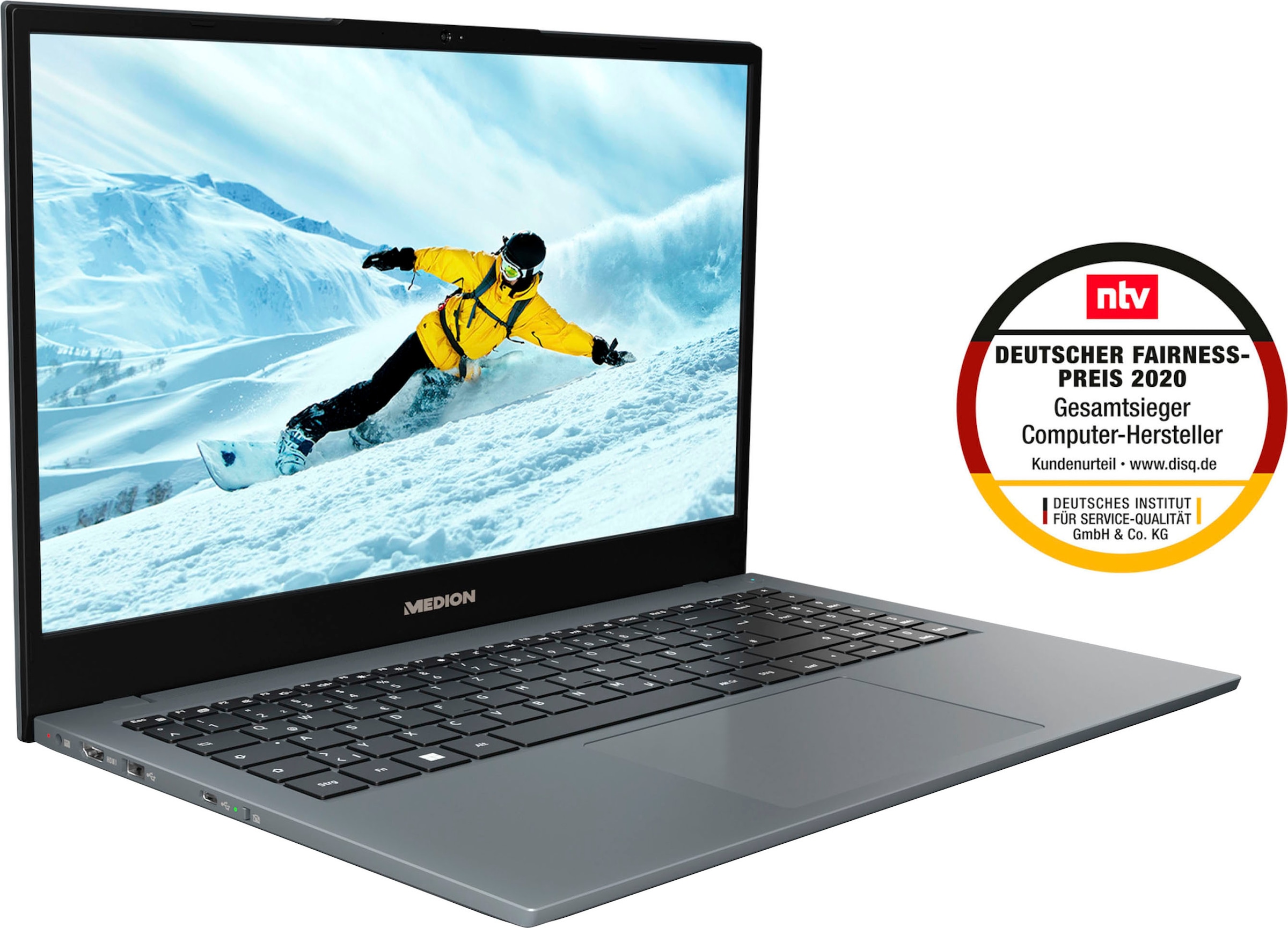 Medion® Notebook »AKOYA® E15423«, 39,6 cm, / 15,6 Zoll, Intel, Core i5, Iris Xe Graphics, 512 GB SSD