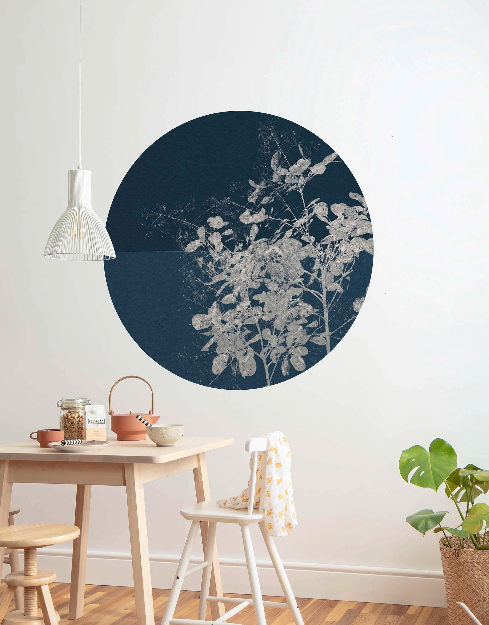 Komar Vliestapete »Vlies selbstklebend - Branch - Größe 125 x 125 cm«, bedruckt, Wohnzimmer, Schlafzimmer
