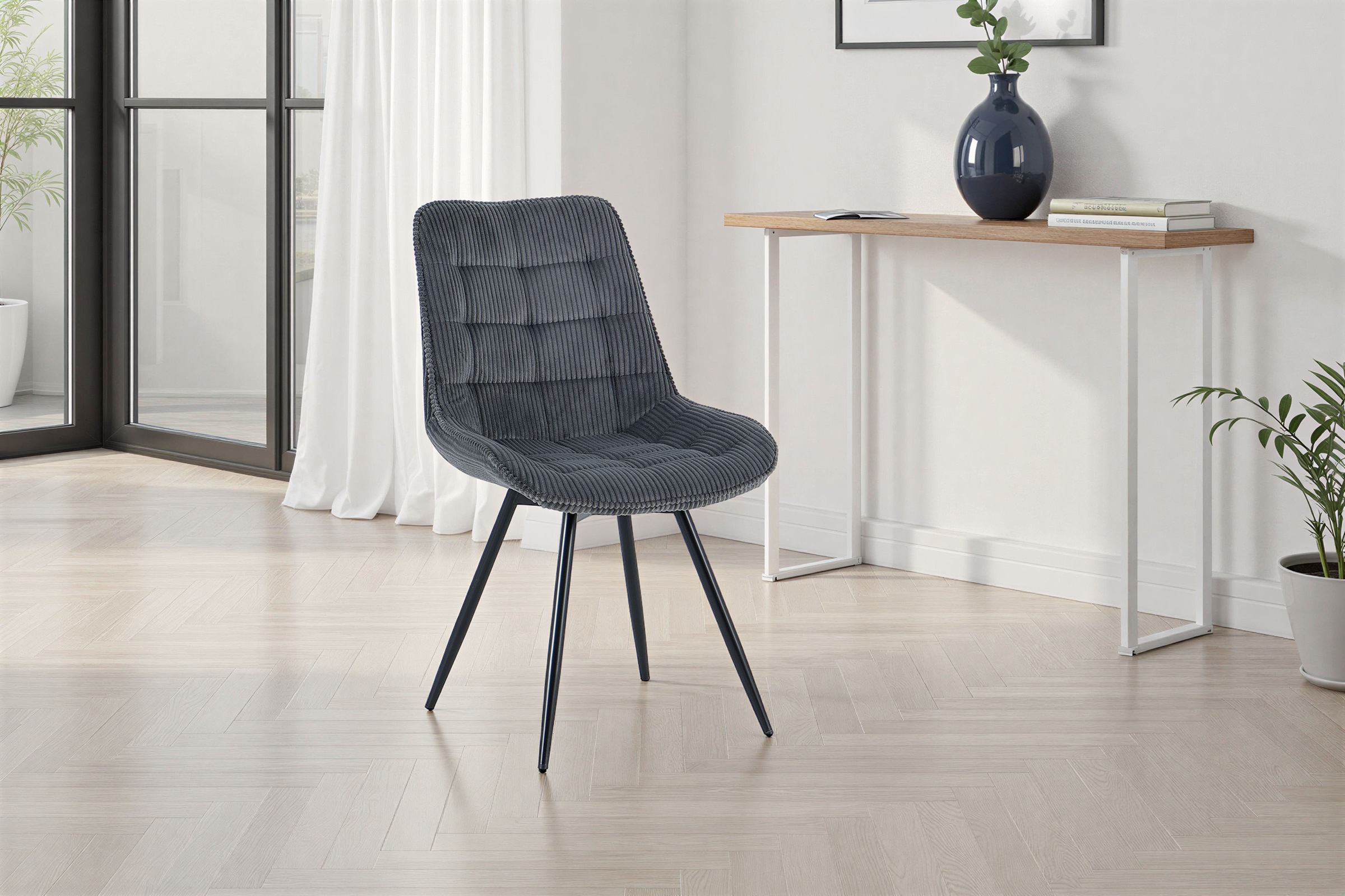 OTTO home Esszimmerstuhl »Catania« (Set) 2 Stk.bequemer Stuhl, 360 Grad dre günstig online kaufen