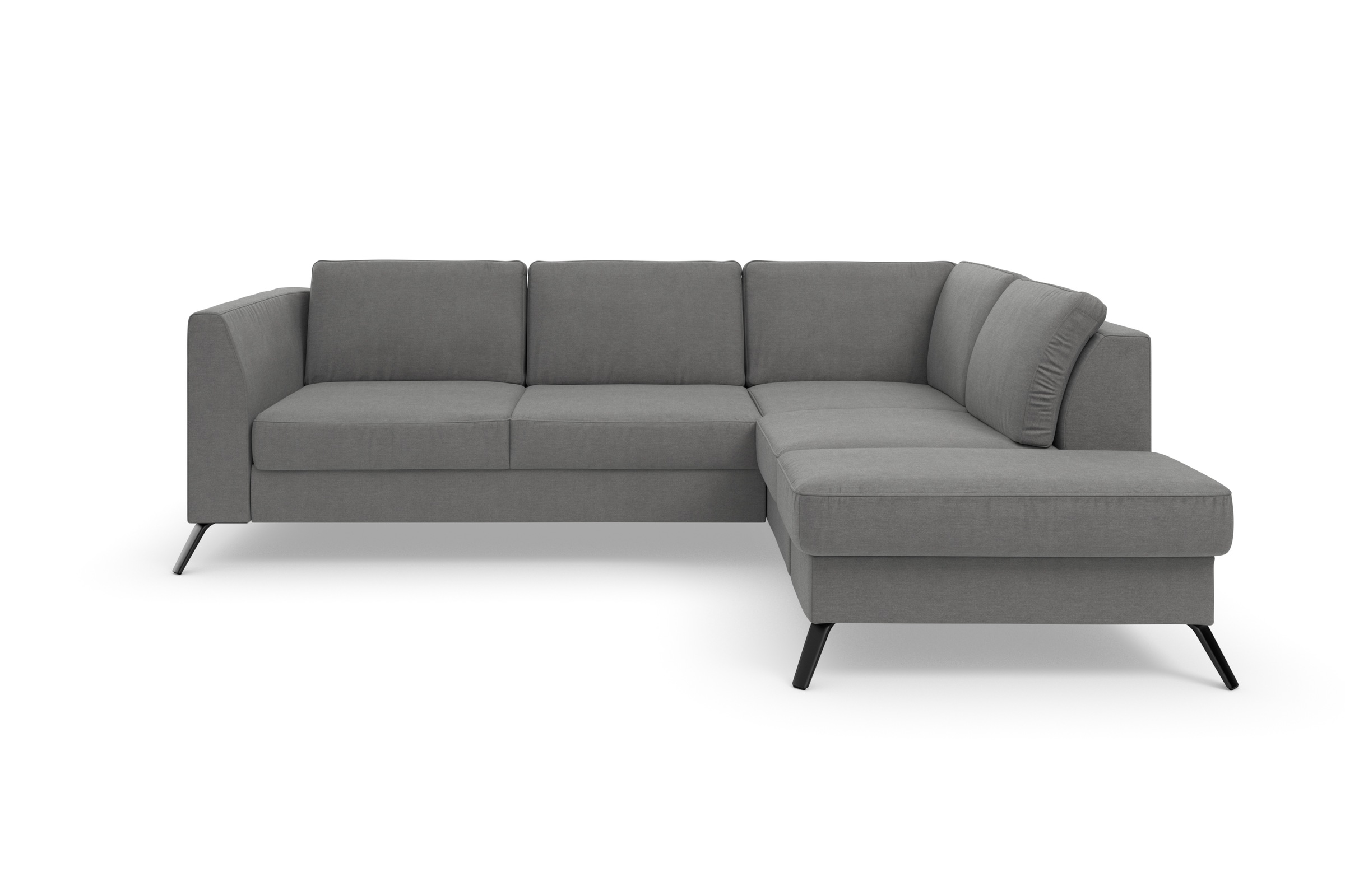 sit&more Ecksofa »Olsen L-Form«, inklusive Sitztiefenverstellung, wahlweise mit Bettfunktion, 15cm hoch