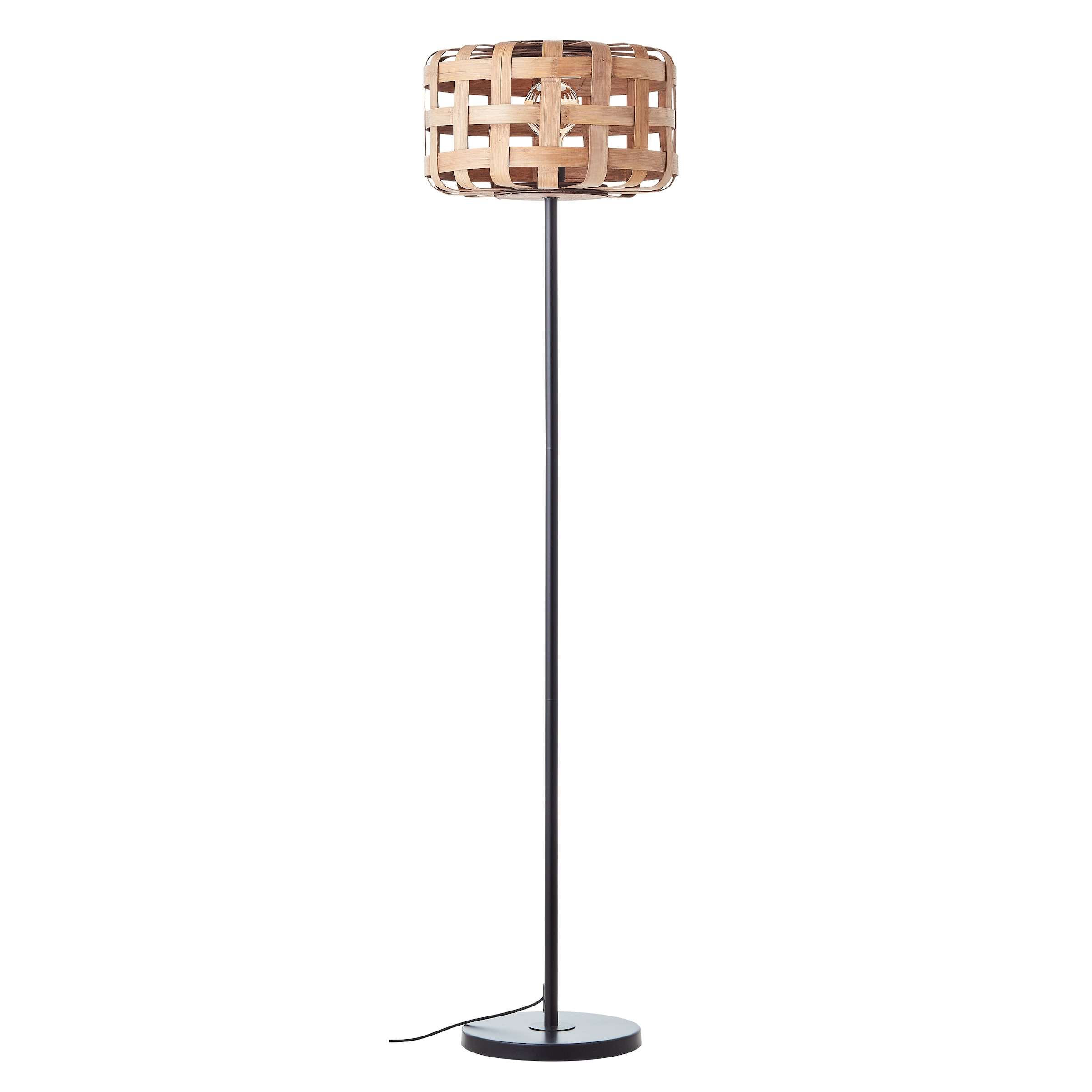 Brilliant Stehlampe »Woodline«, 1 flammig, Leuchtmittel E27   ohne Leuchtmi günstig online kaufen