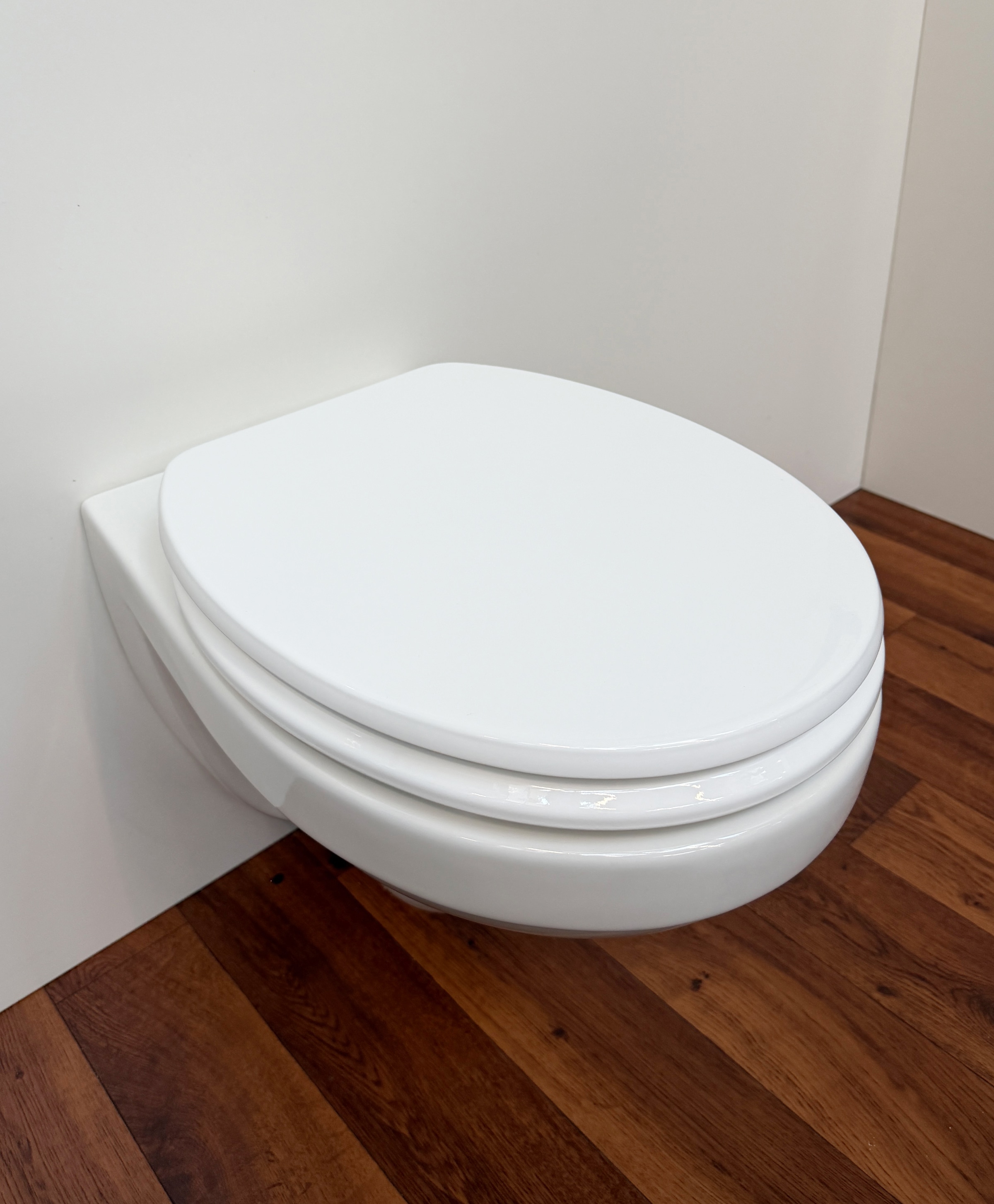 welltime WC-Sitz »Uni« Holzkern, mit Absenkautomatik, kratzfest